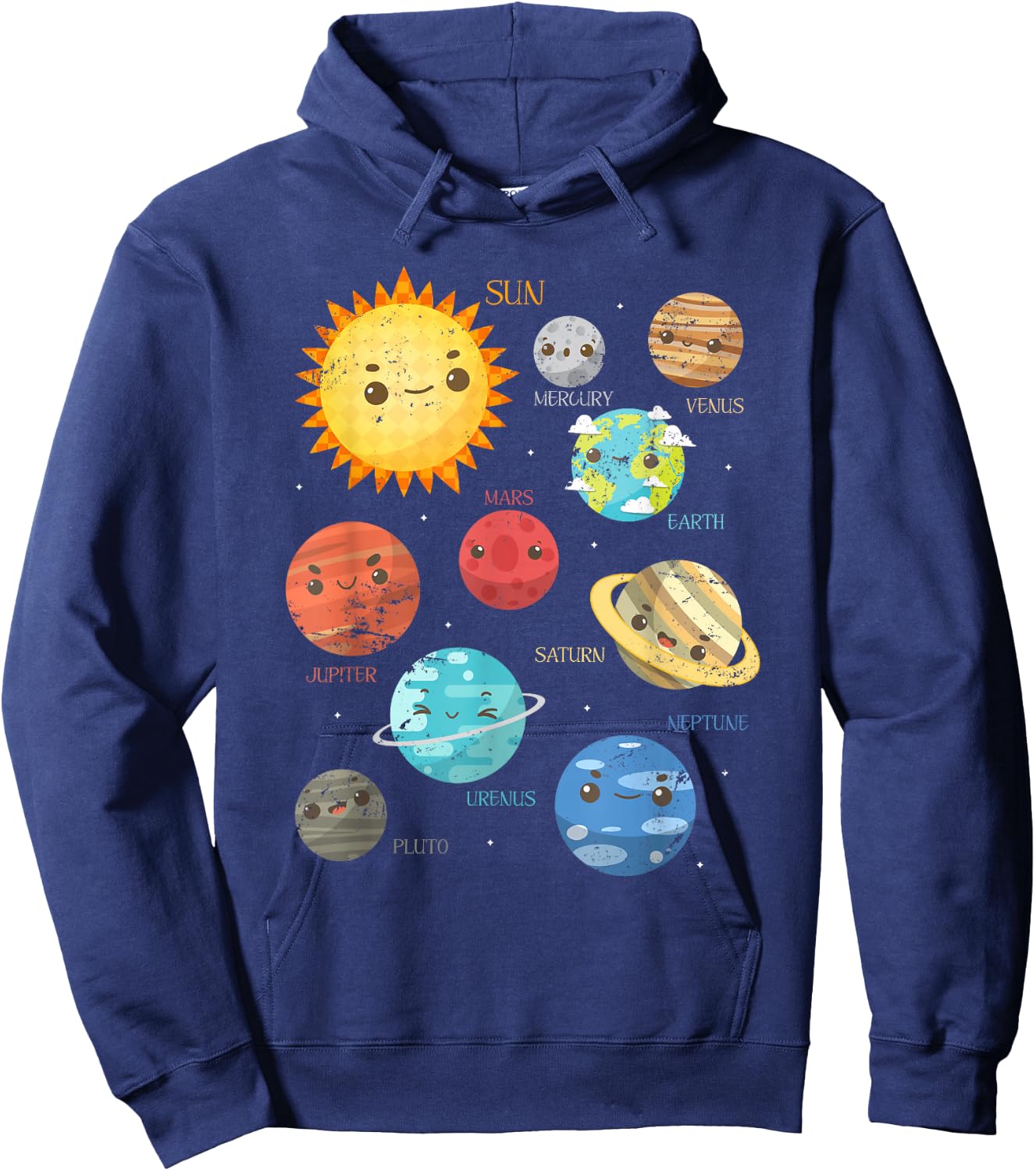 Planets Astrophysicist Toddlers Gift Telescope Astronomy Hoodie - Hoodie | Navy