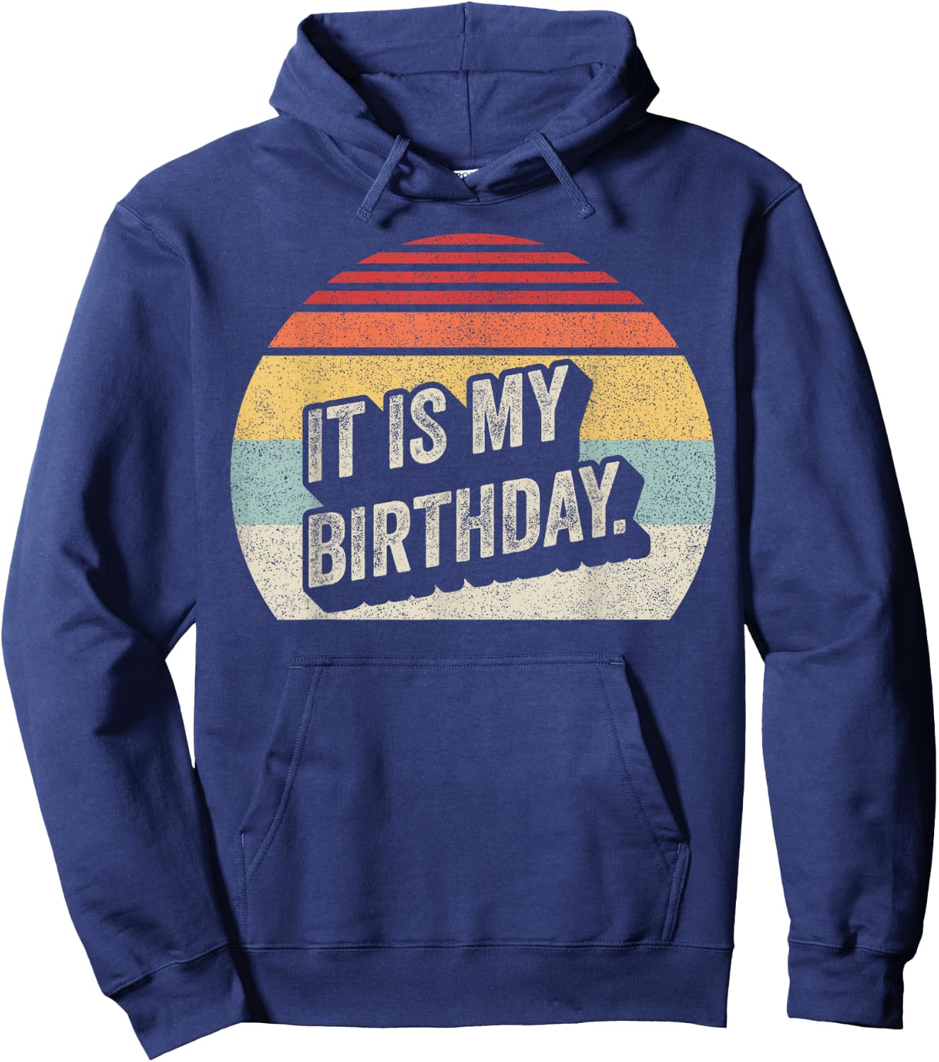 Catch Some Rays Retro Vintage It Is My Birthday Hoodie - Hoodie | Navy