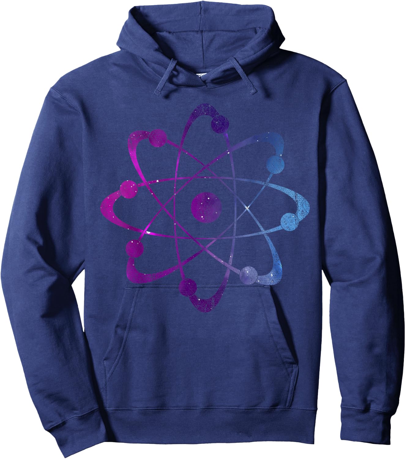 Atom Physicist Scientist Nerd Gift Physics Hoodie - Hoodie | Navy