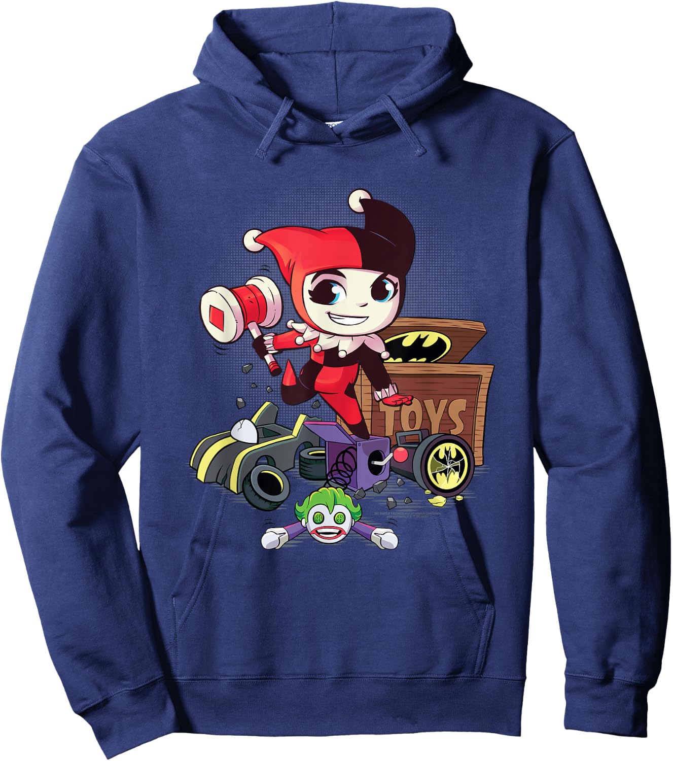 DC Super Friends Harley Quinn Hoodie - Hoodie | Navy