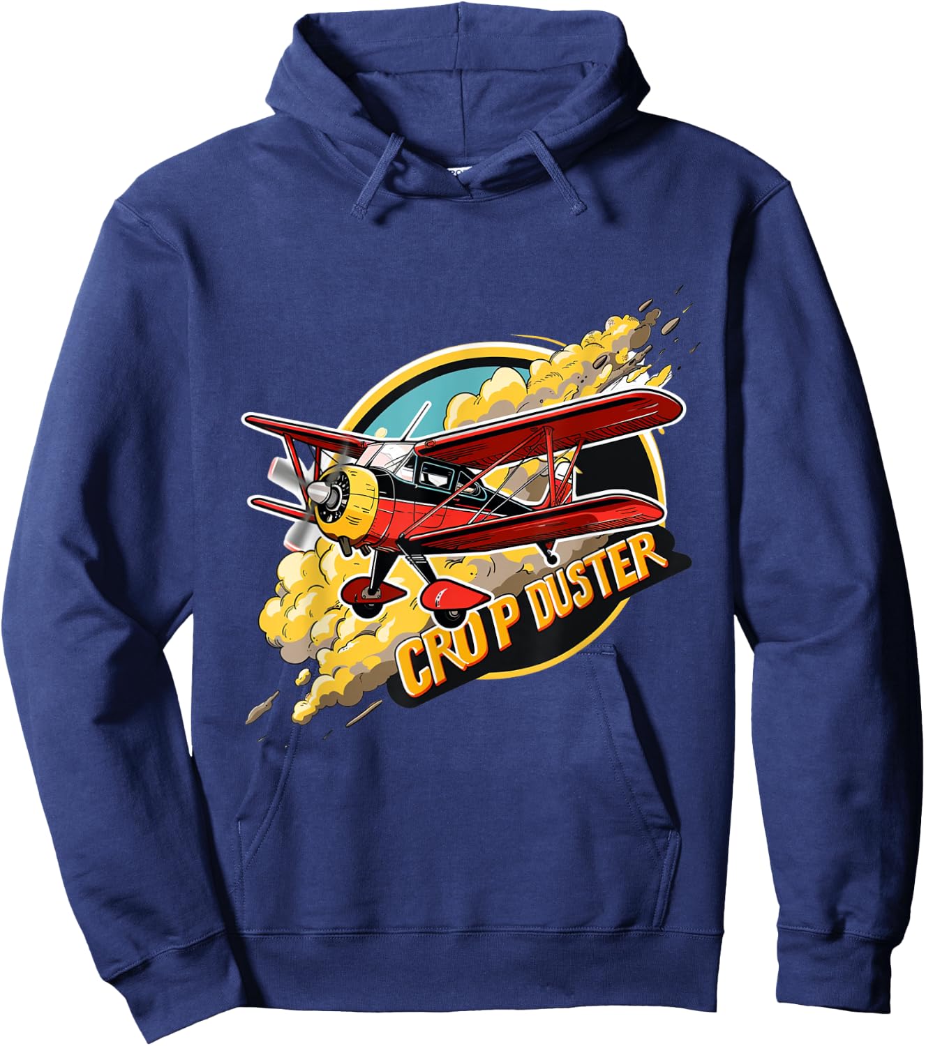 Crop Duster You May Not See Me Dusting Farting Funny Plane Hoodie - Hoodie | Navy