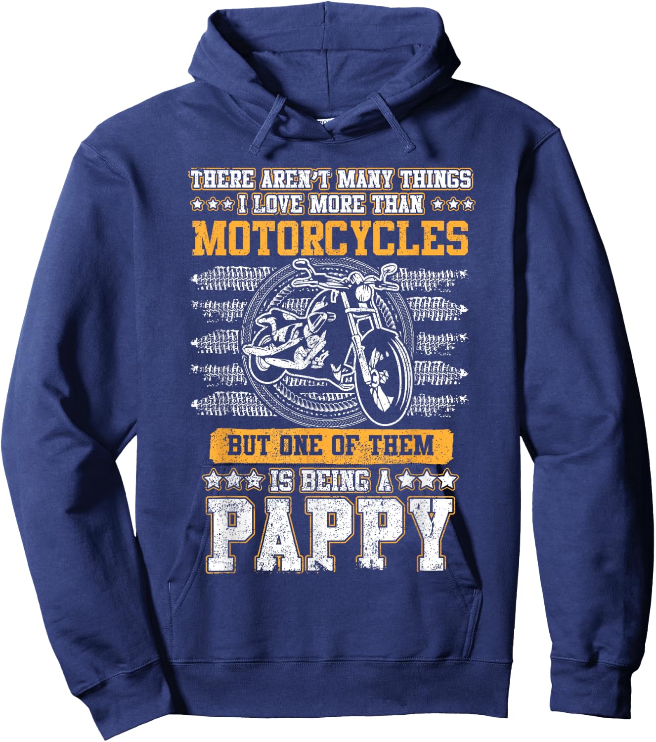 Motorcycle Shirt Being A Pappy Men Biker Christmas Gift Hoodie - Hoodie | Navy