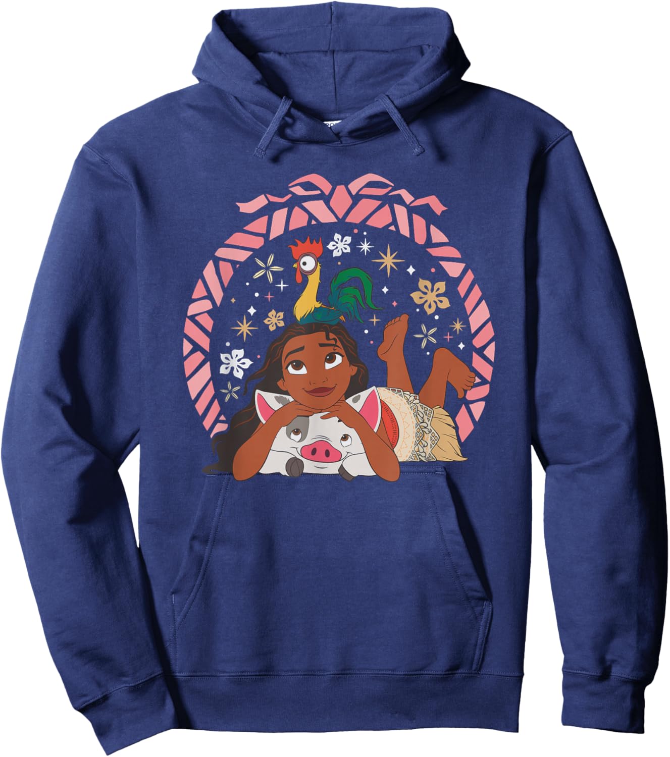 Disney Princess Moana HEI HEI and Pua Holiday Hoodie - Hoodie | Navy