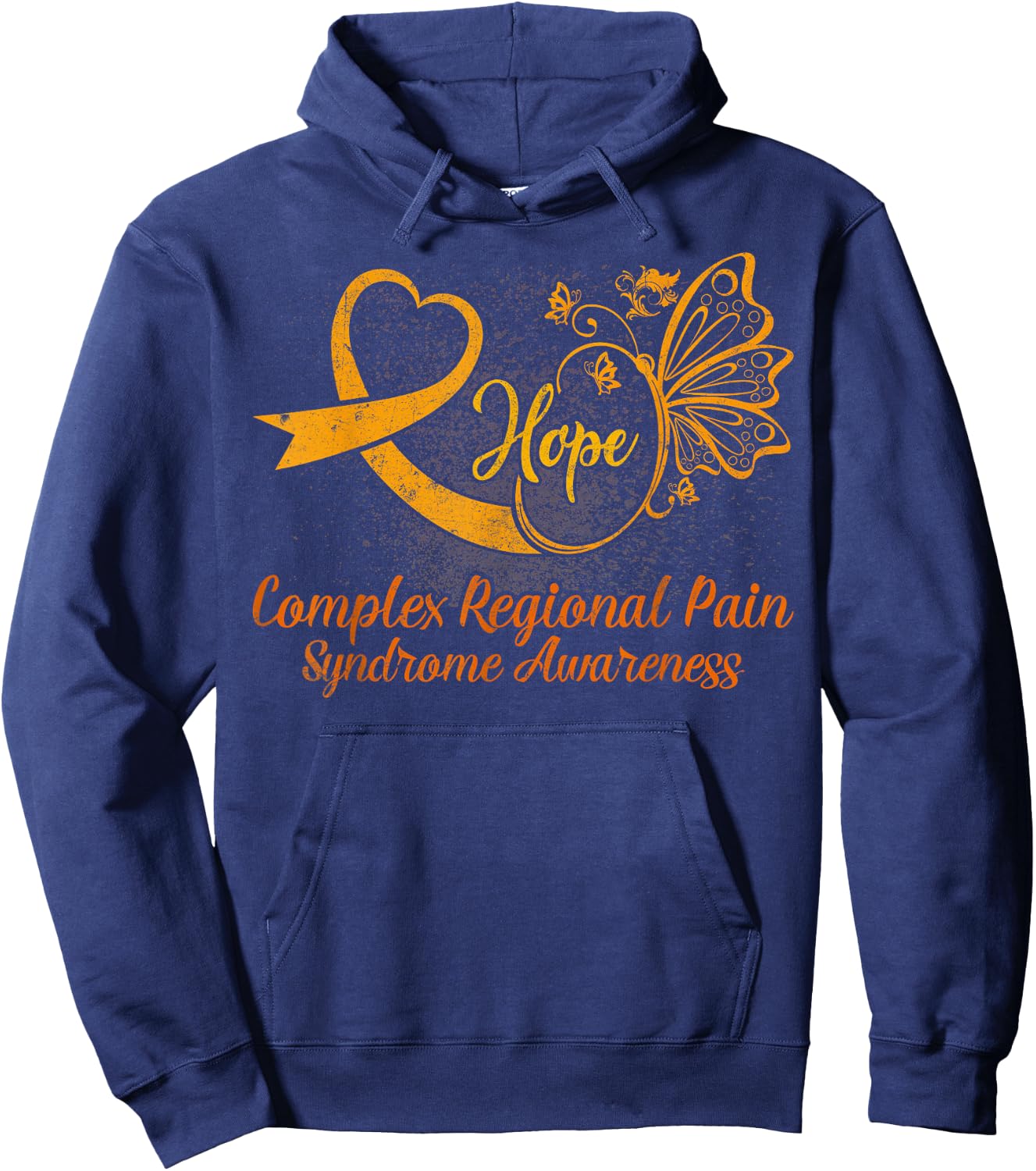 CRPS Awareness Complex Regional Pain Syndrome Novelty Hoodie - Hoodie | Navy