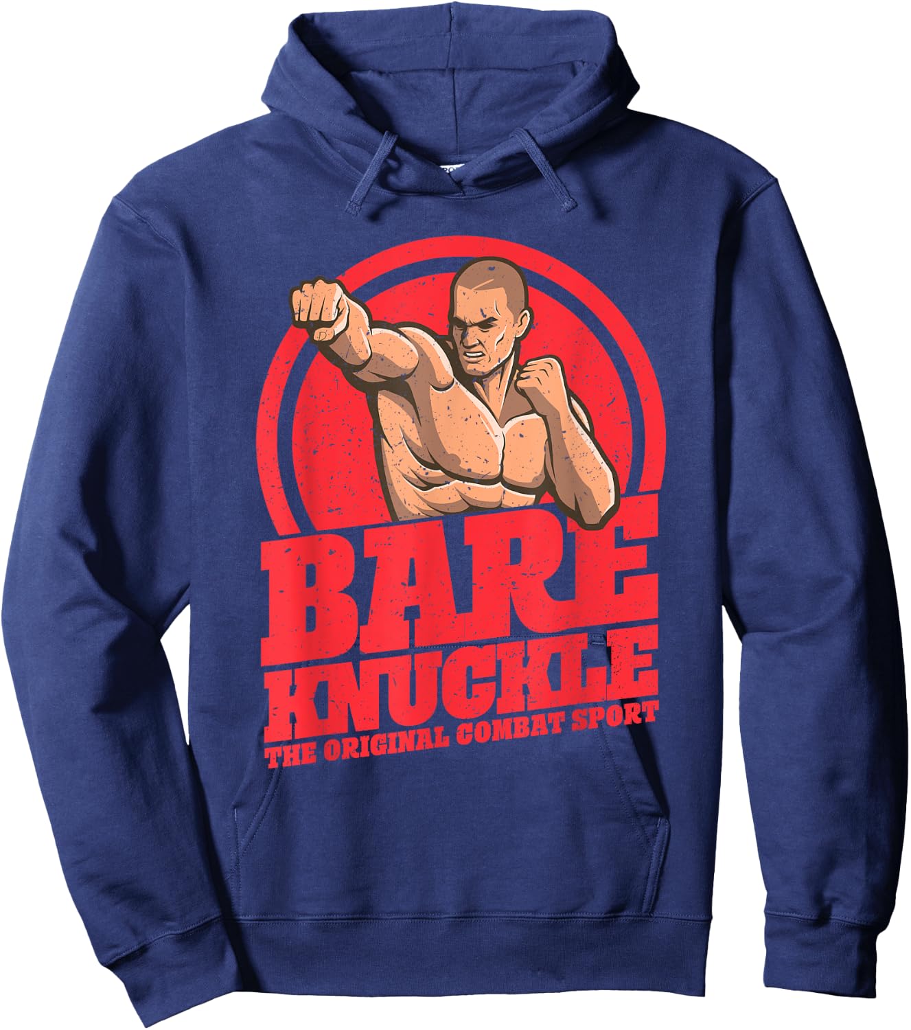 Bare-Knuckle Boxing - The Original Combat Sport Hoodie - Hoodie | Navy