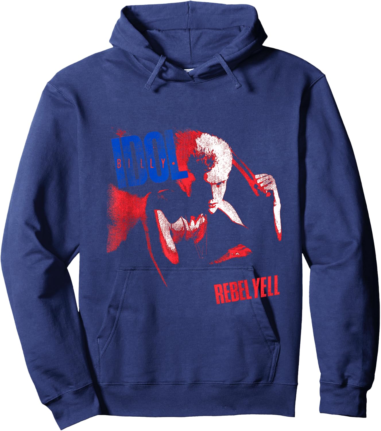 Billy Idol - Rebel Yell Hoodie - Hoodie | Navy