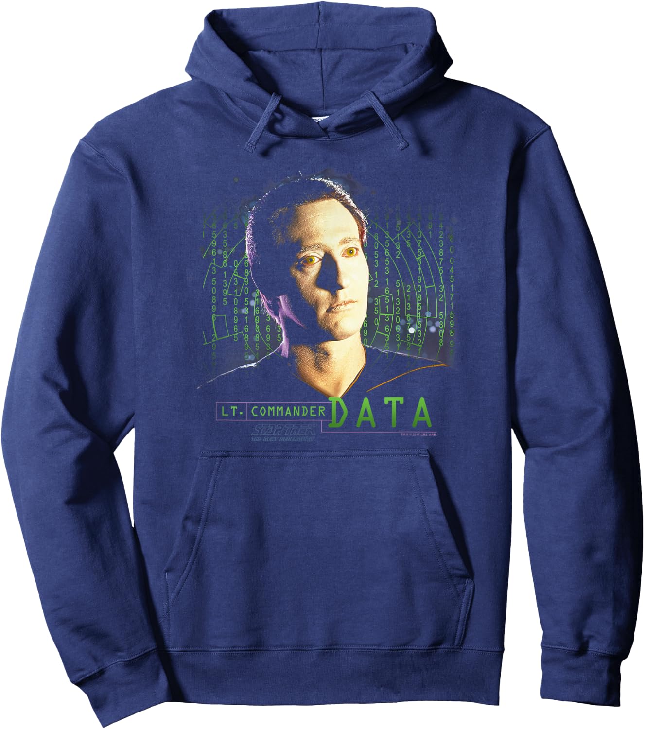 Star Trek Data Hoodie - Hoodie | Navy