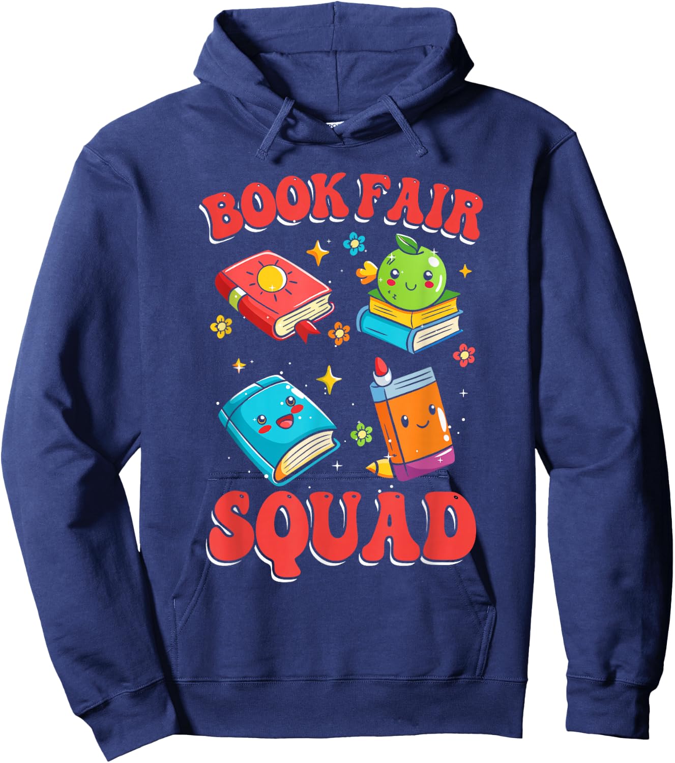 Book Fair Squad | Bookworm | Reading Lover Hoodie - Hoodie | Navy