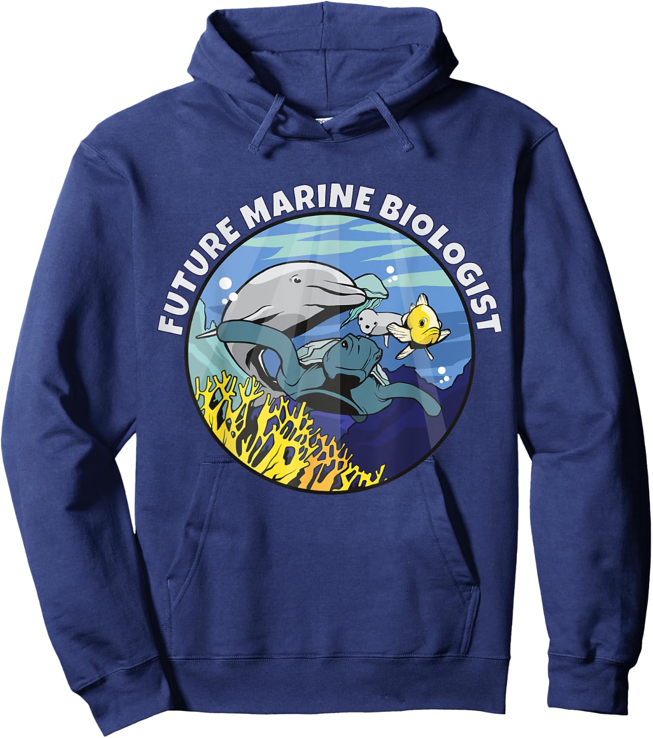 Future Marine Biologist Hoodie - Hoodie | Navy