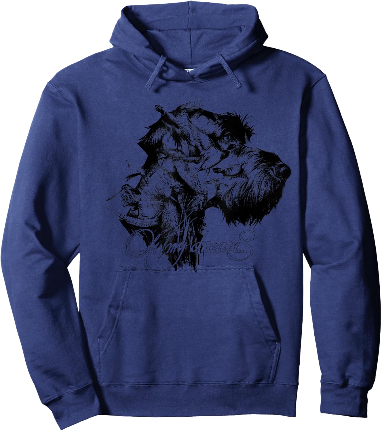 German Wire Hair Hoodie - Hoodie | Navy