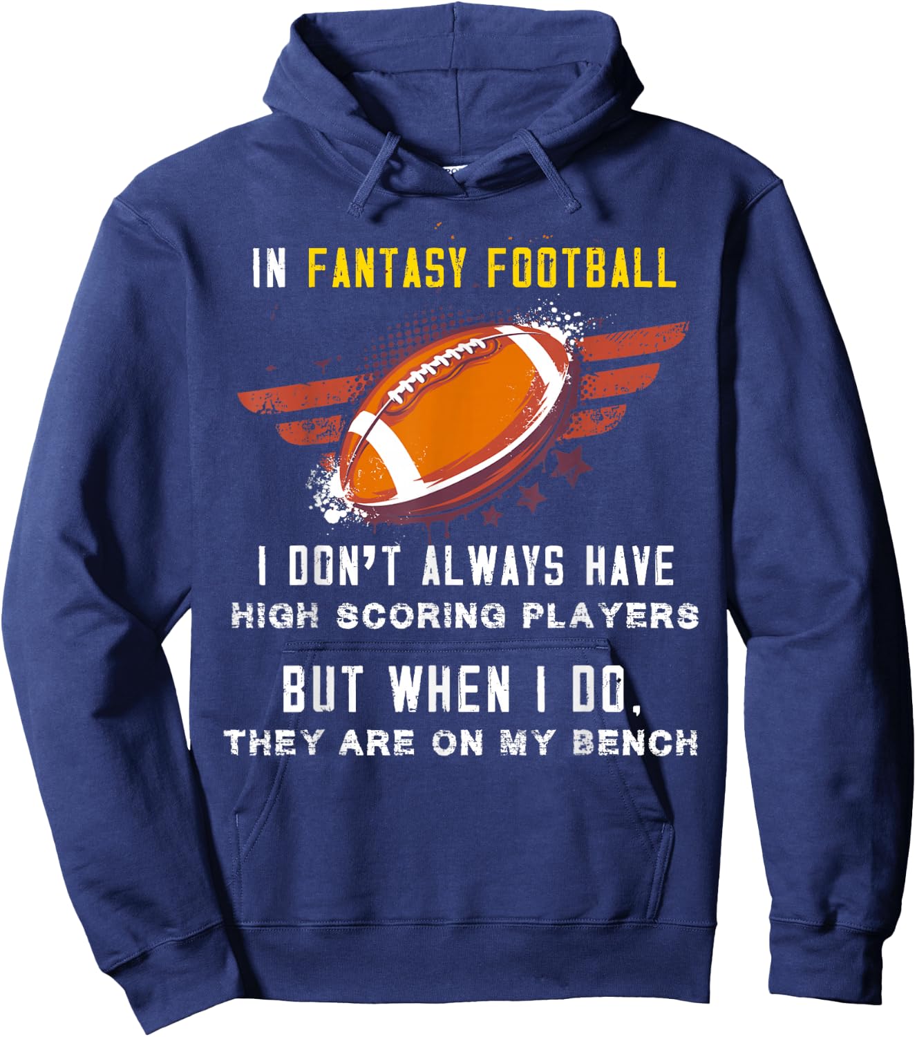 Fantasy football funny shirt - fantasy football losers gift Hoodie - Hoodie | Navy