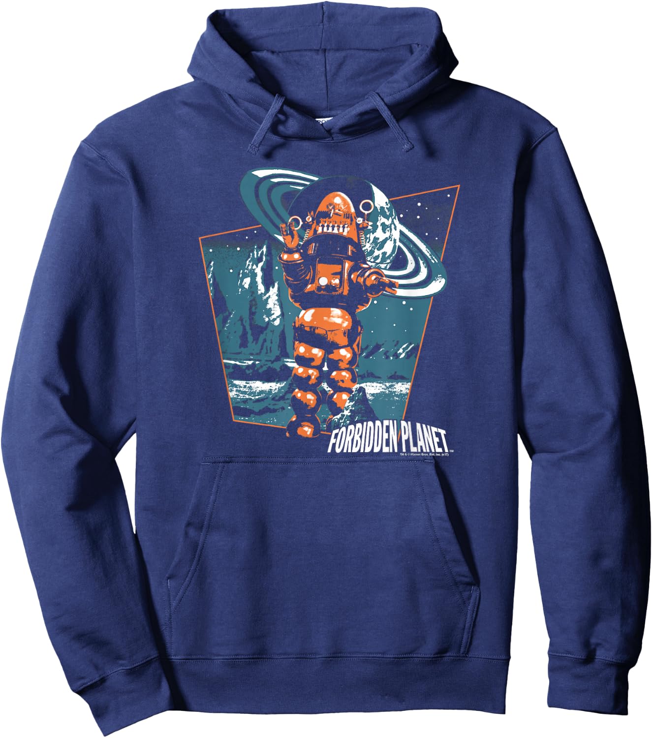 Forbidden Planet Robby Walks Hoodie - Hoodie | Navy