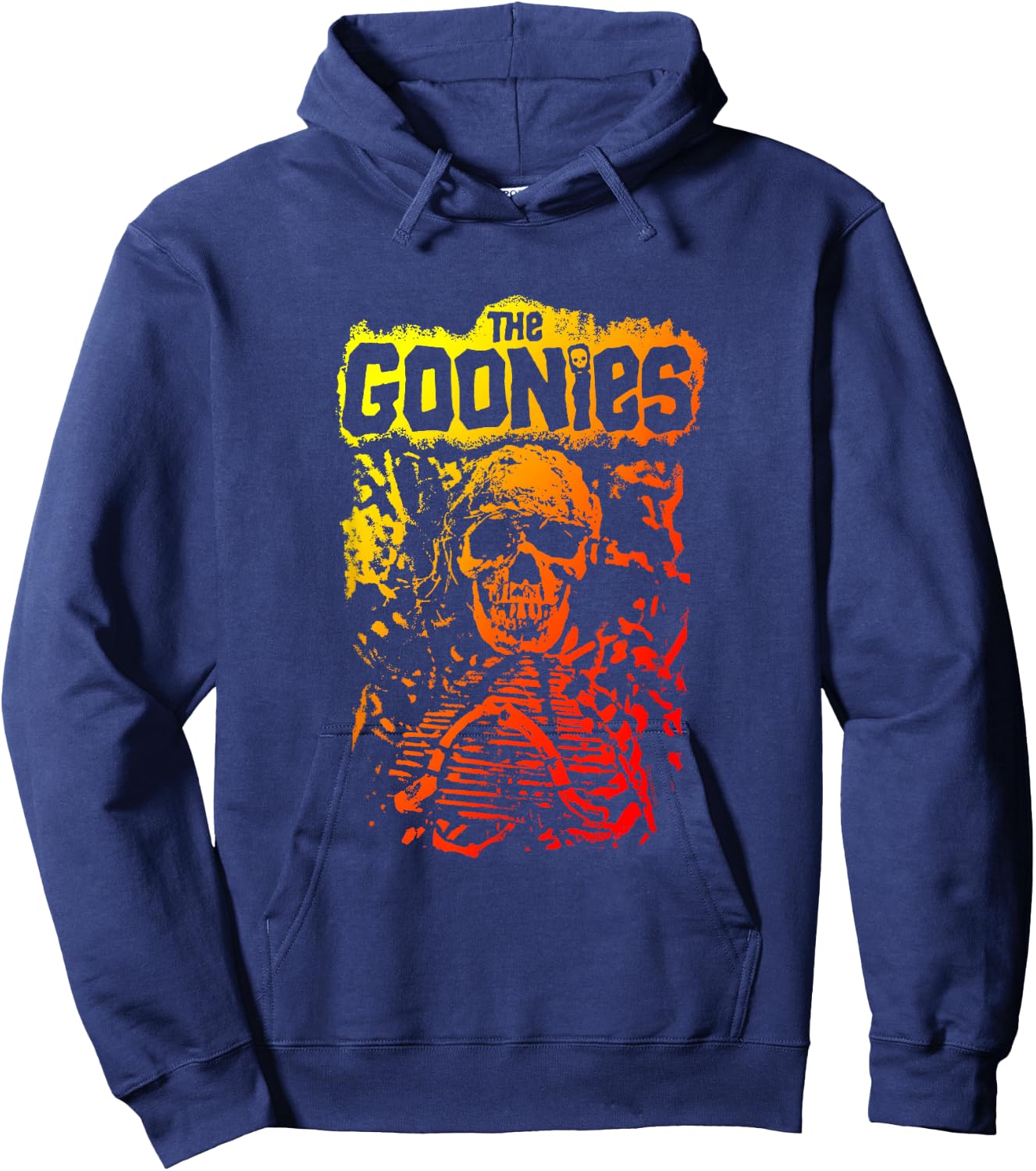 The Goonies Skeleton and Logo Hoodie - Hoodie | Navy