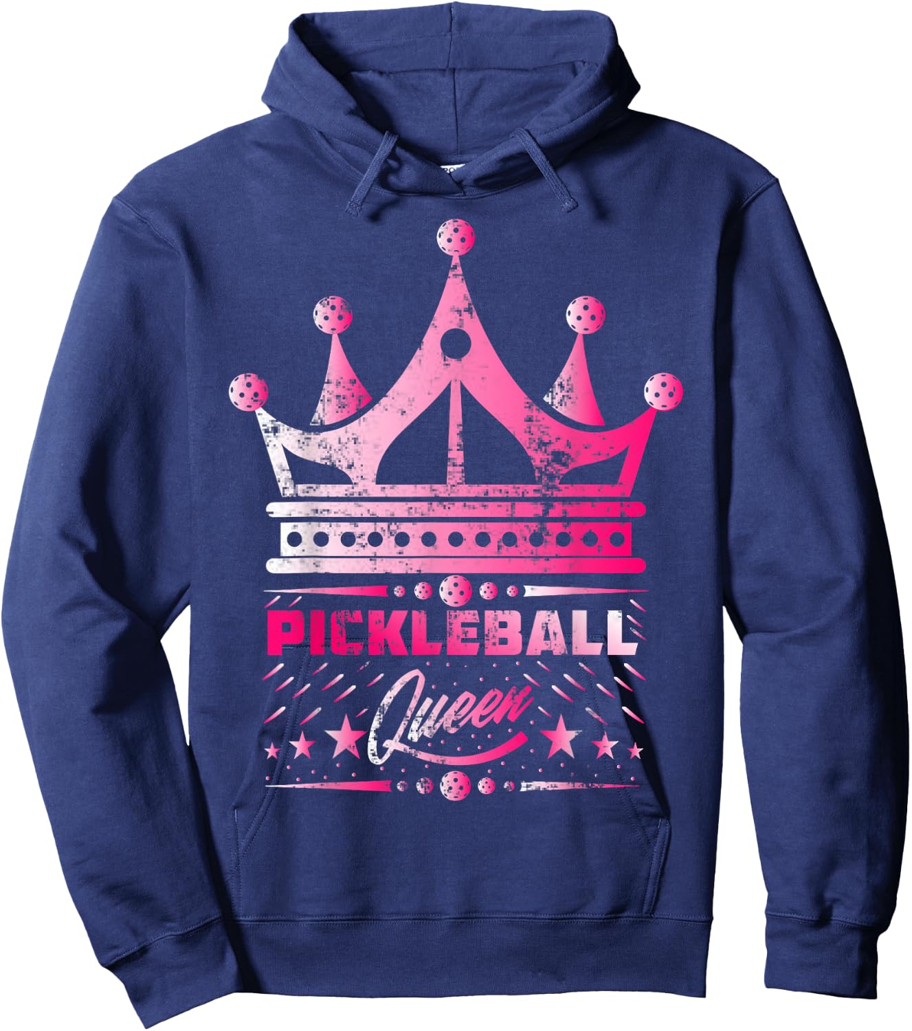 Pickleball Queen Pickleball Player Paddleball Hoodie - Hoodie | Navy