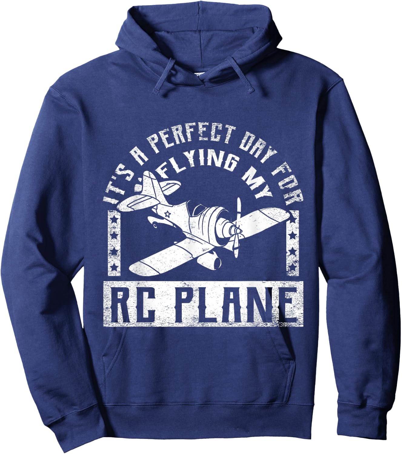 Perfect Day for RC Plane RC Airplane Model Airplane Hoodie - Hoodie | Navy