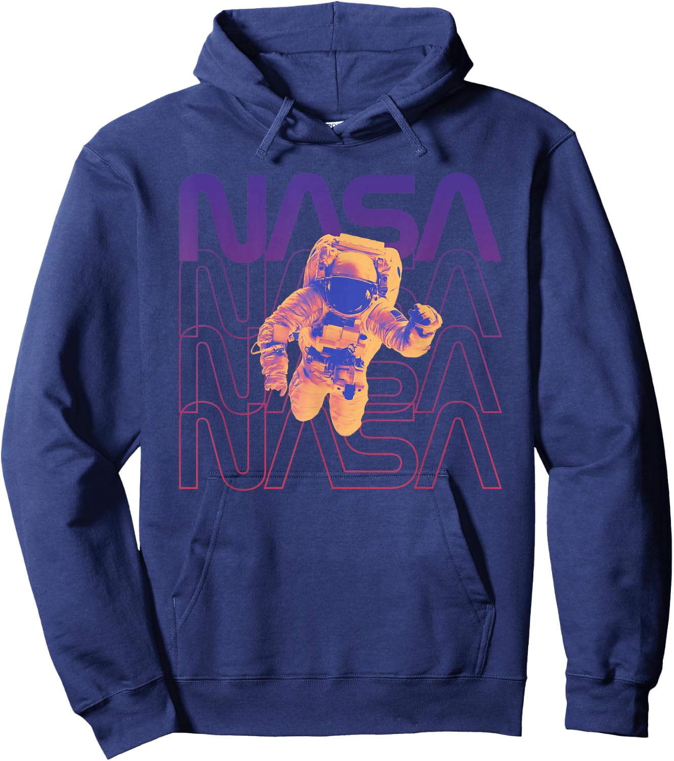 Floating in Space NASA Occupy Mars Astronaut in Space Hoodie - Hoodie | Navy