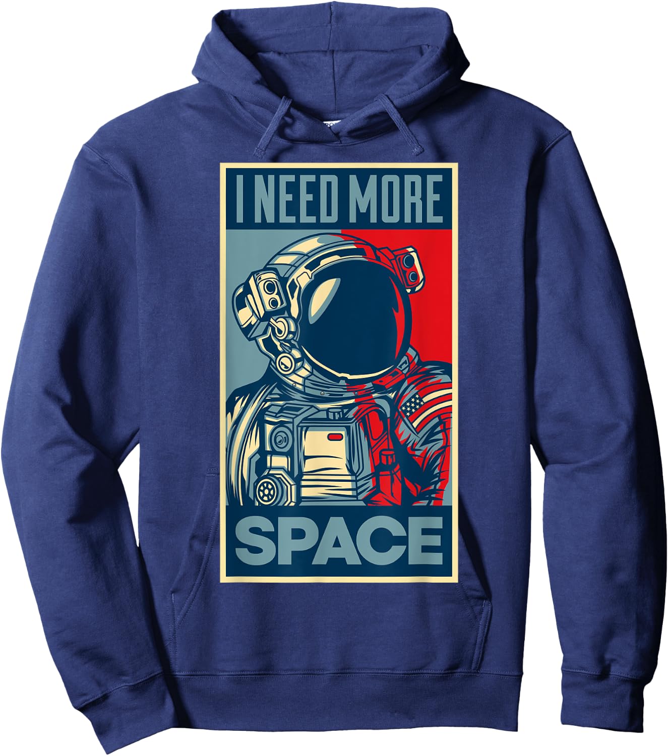 I Need More Space Astronaut Travel Hoodie - Hoodie | Navy