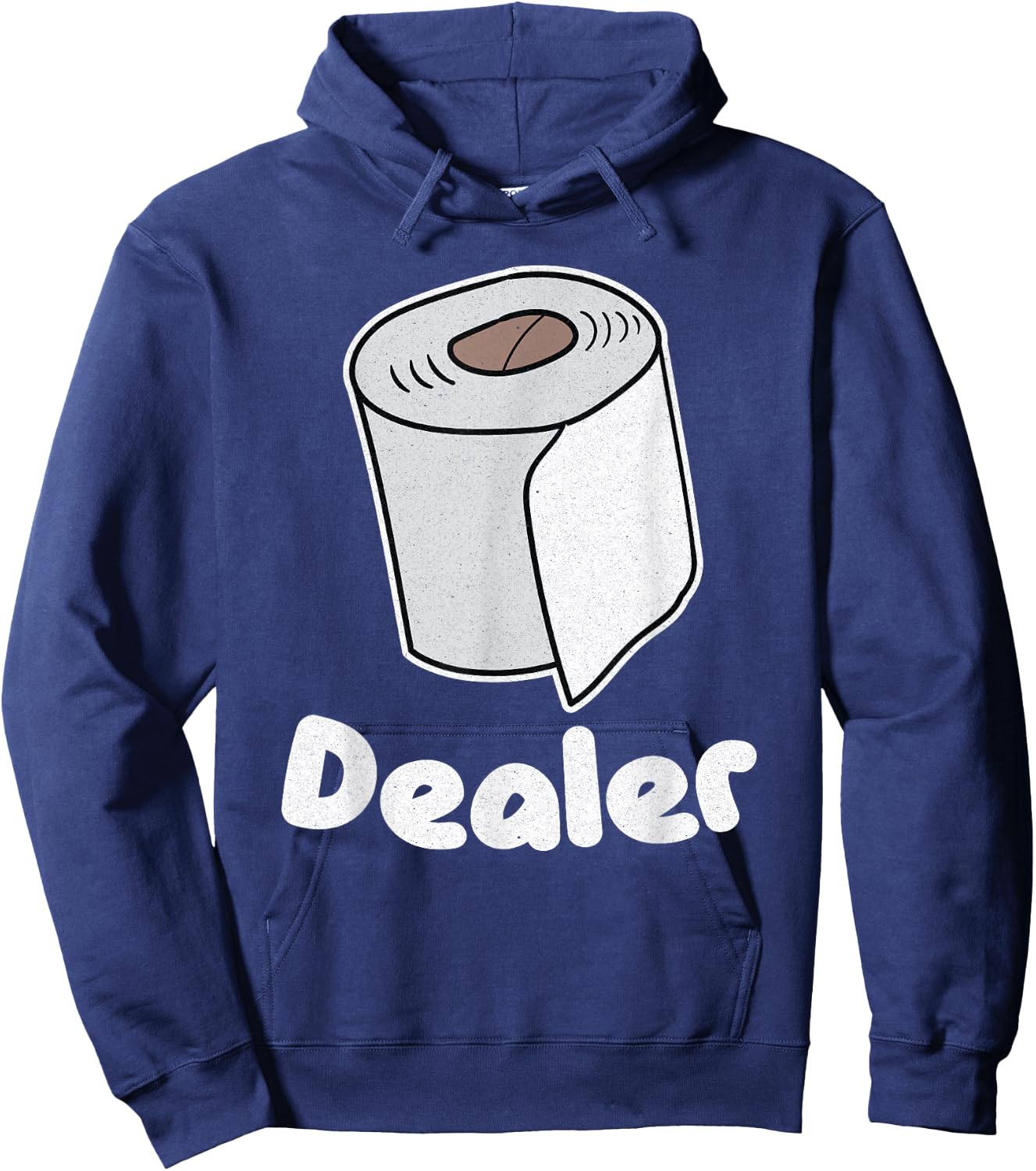 Funny Toilet Paper Dealer Humour Parody Gift Hoodie - Hoodie | Navy
