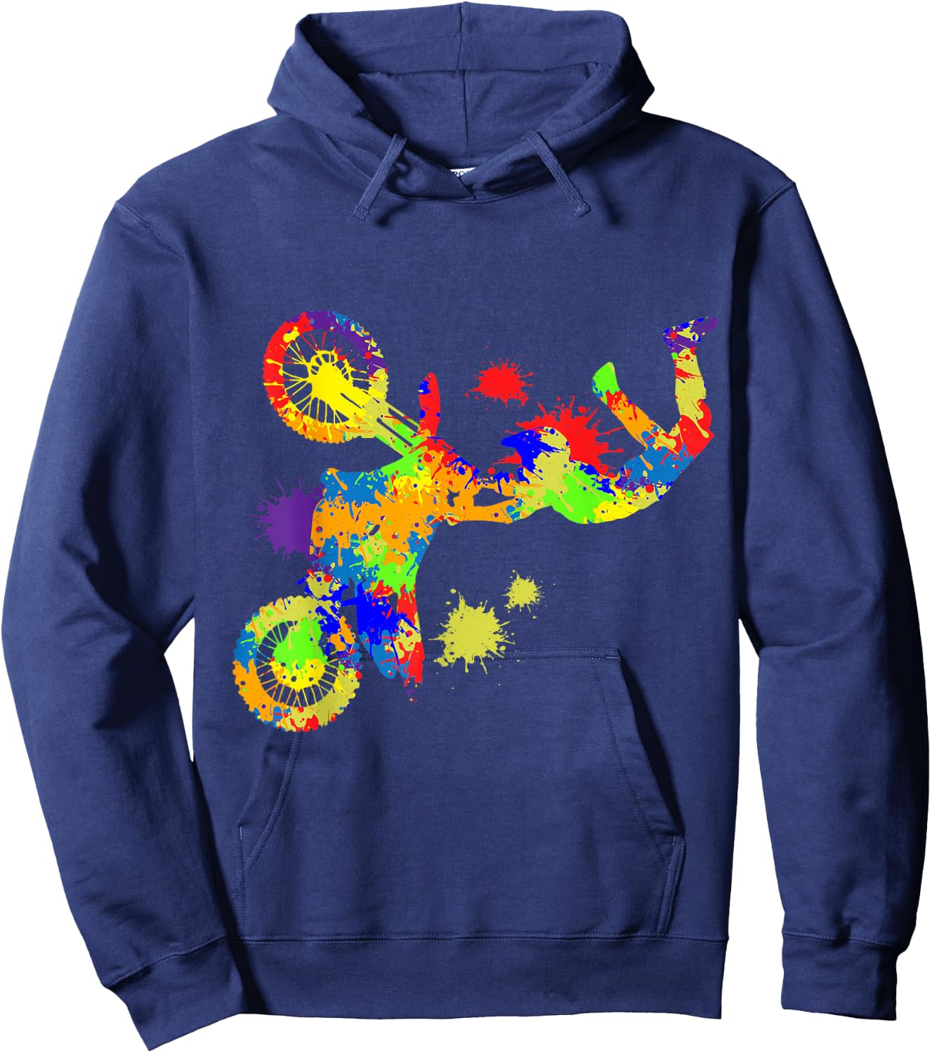 Dirt Bike Rider Motocross Enduro Dirt Biking Boys Hoodie - Hoodie | Navy