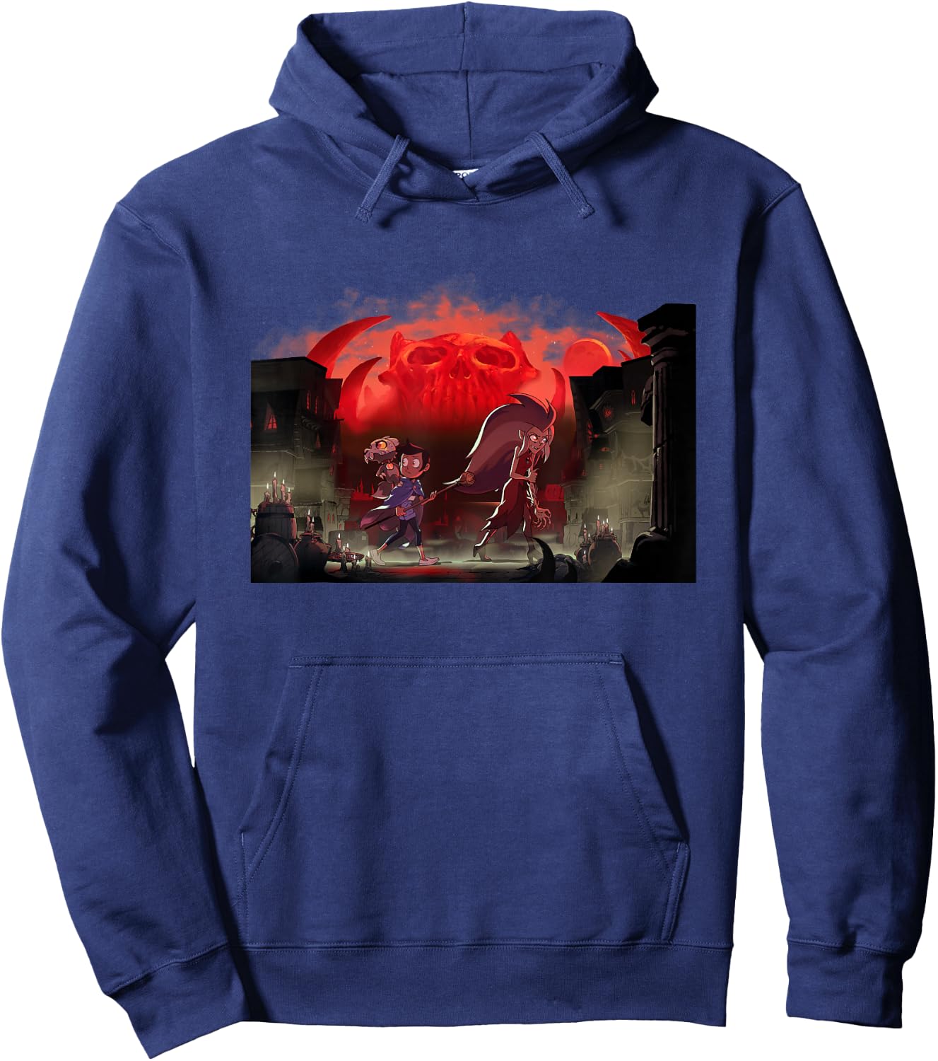 Disney Owl House Luz Edna and King Hoodie - Hoodie | Navy