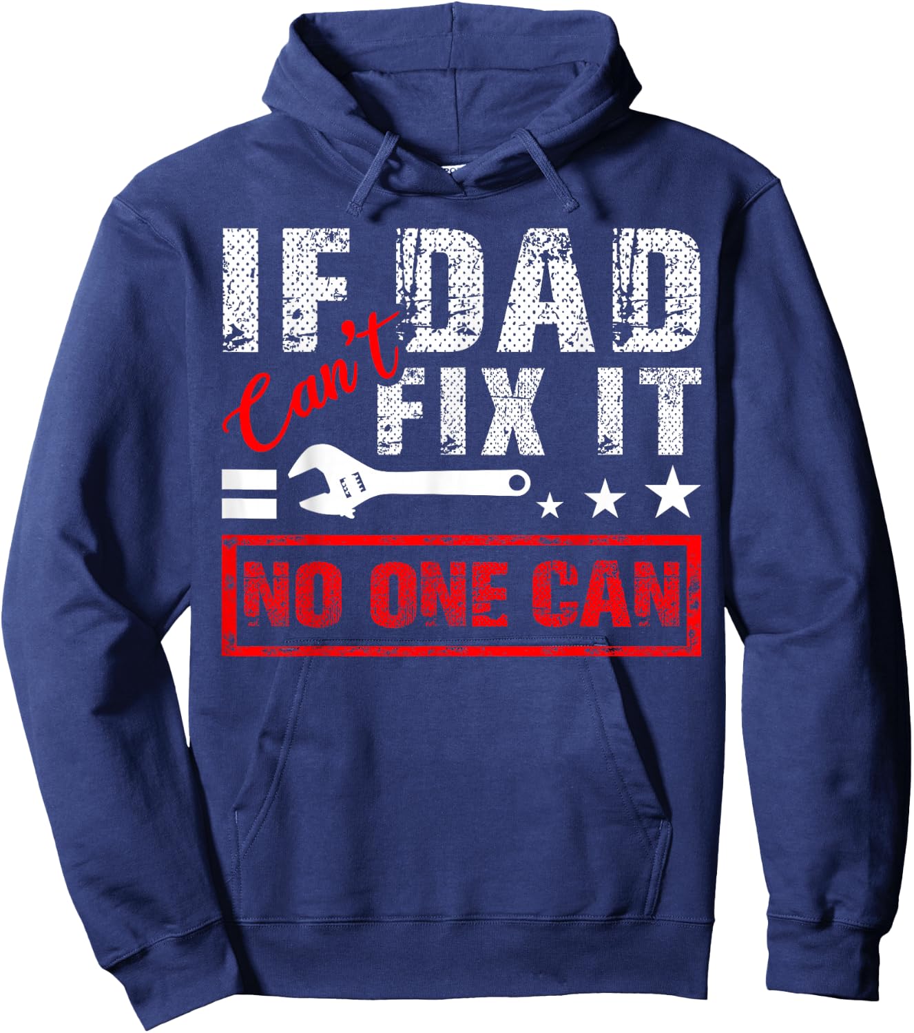 If Dad Can't Fix It No One Can Mechanic Driving Fixing Cars Hoodie - Hoodie | Navy