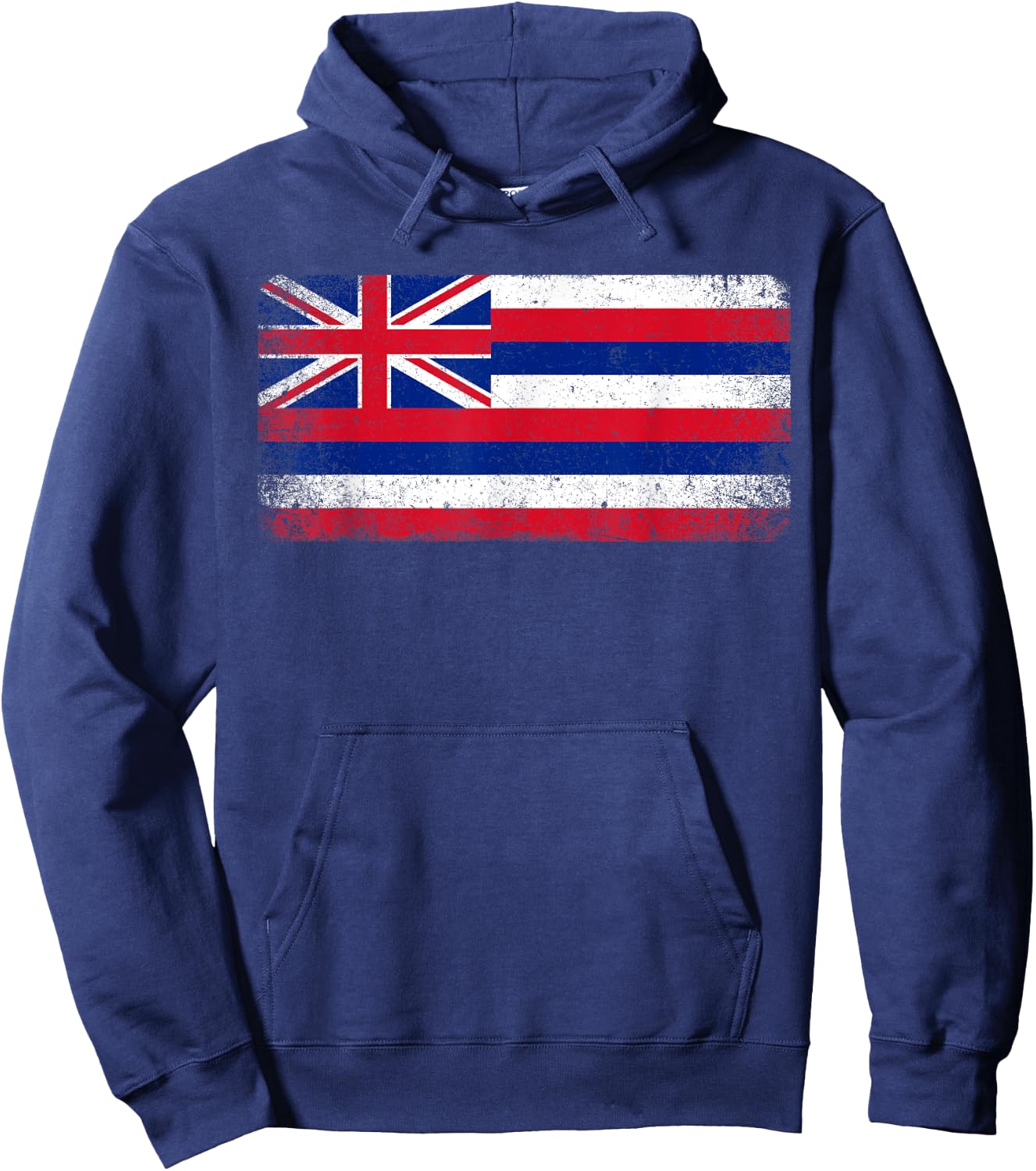 State of Hawaii Hawaiian Flag Retro Vintage Gift Men Women Hoodie - Hoodie | Navy