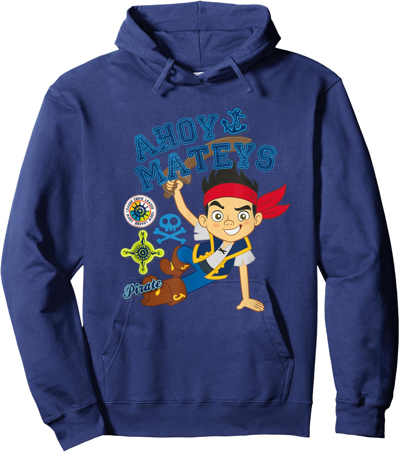 Disney Jake and the Never Land Pirates Ahoy Mateys Hoodie - Hoodie | Navy