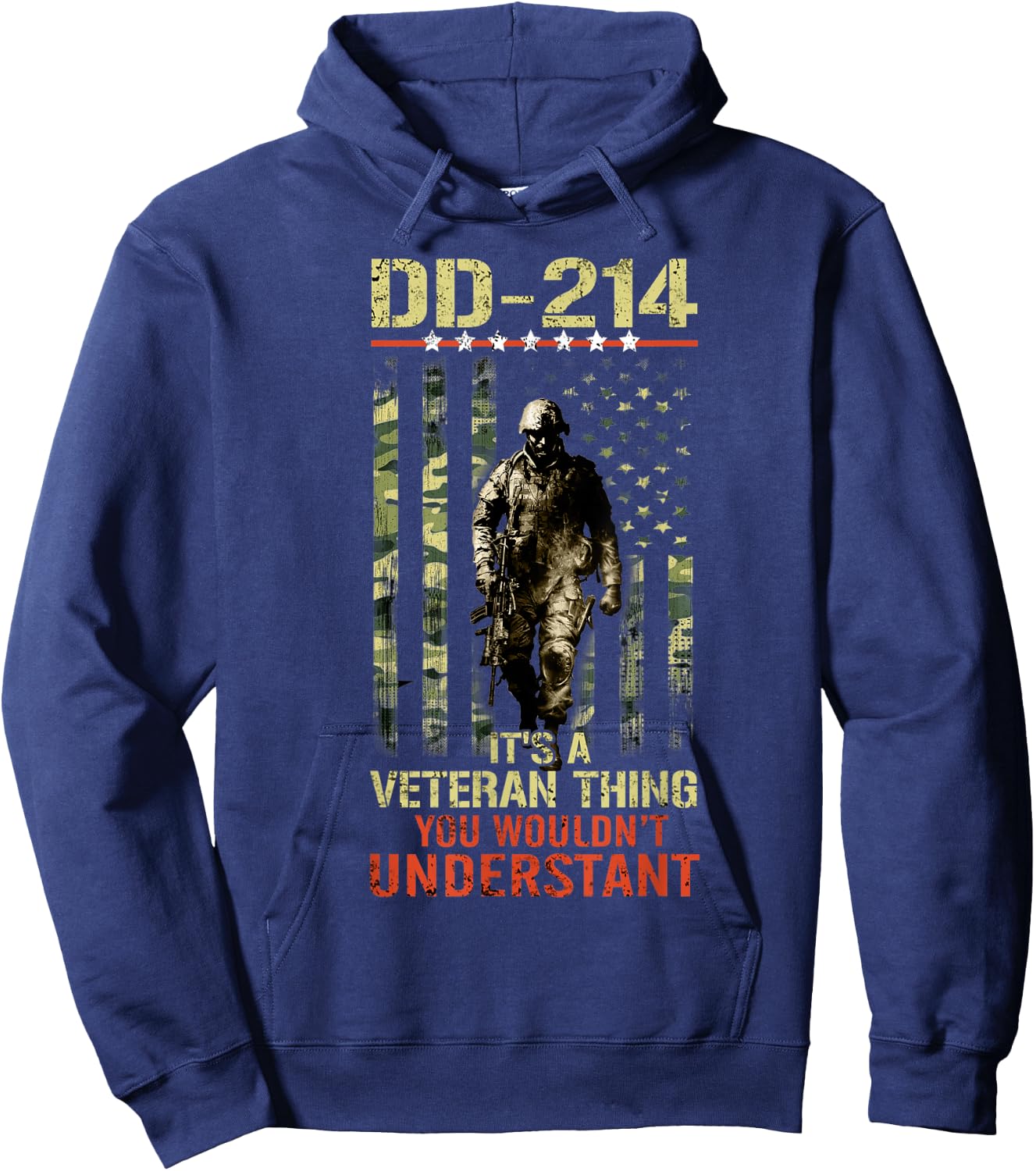 DD-214 It's A Veteran Thing You Wouldn't Understand Hoodie - Hoodie | Navy