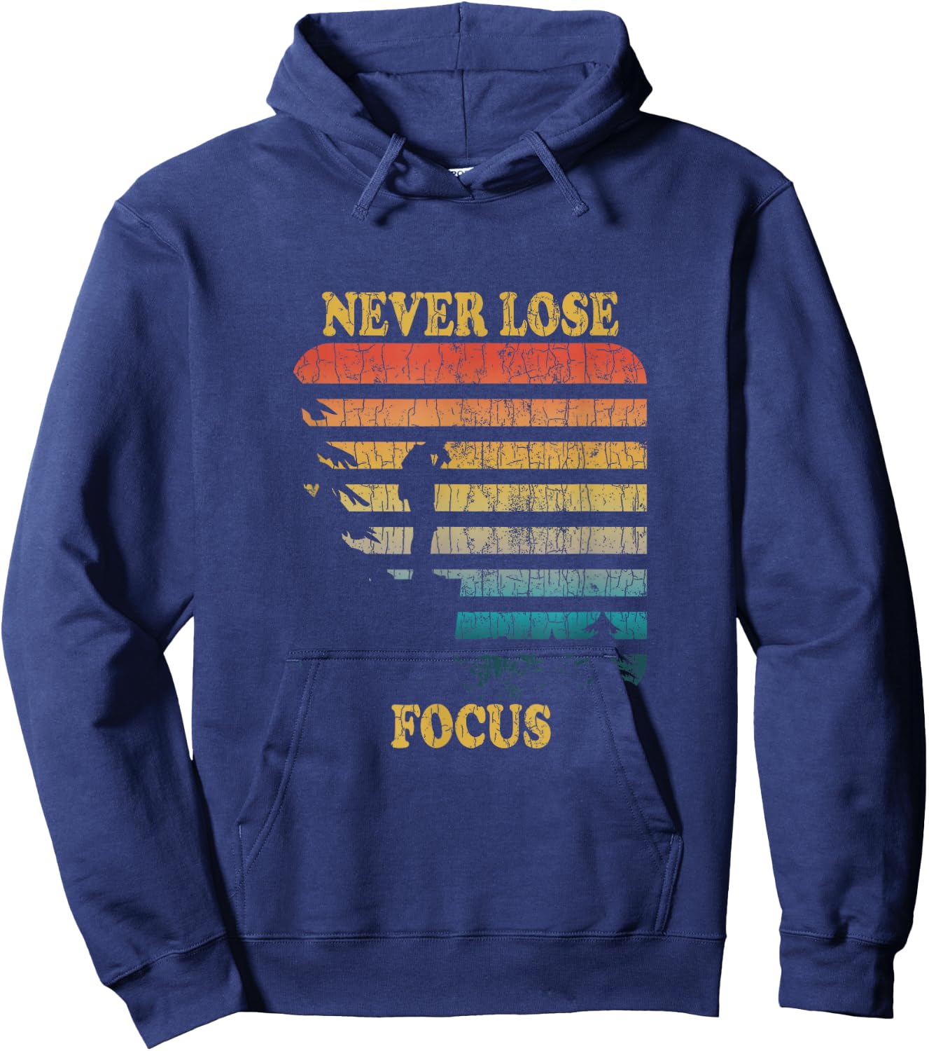 Never Lose Focus Fun Camera Photography Photographer Graphic Hoodie - Hoodie | Navy