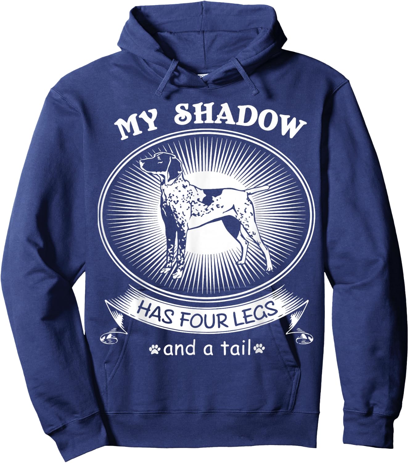 German Shorthair Pointer Cute GSP Gift Christmas Hoodie - Hoodie | Navy