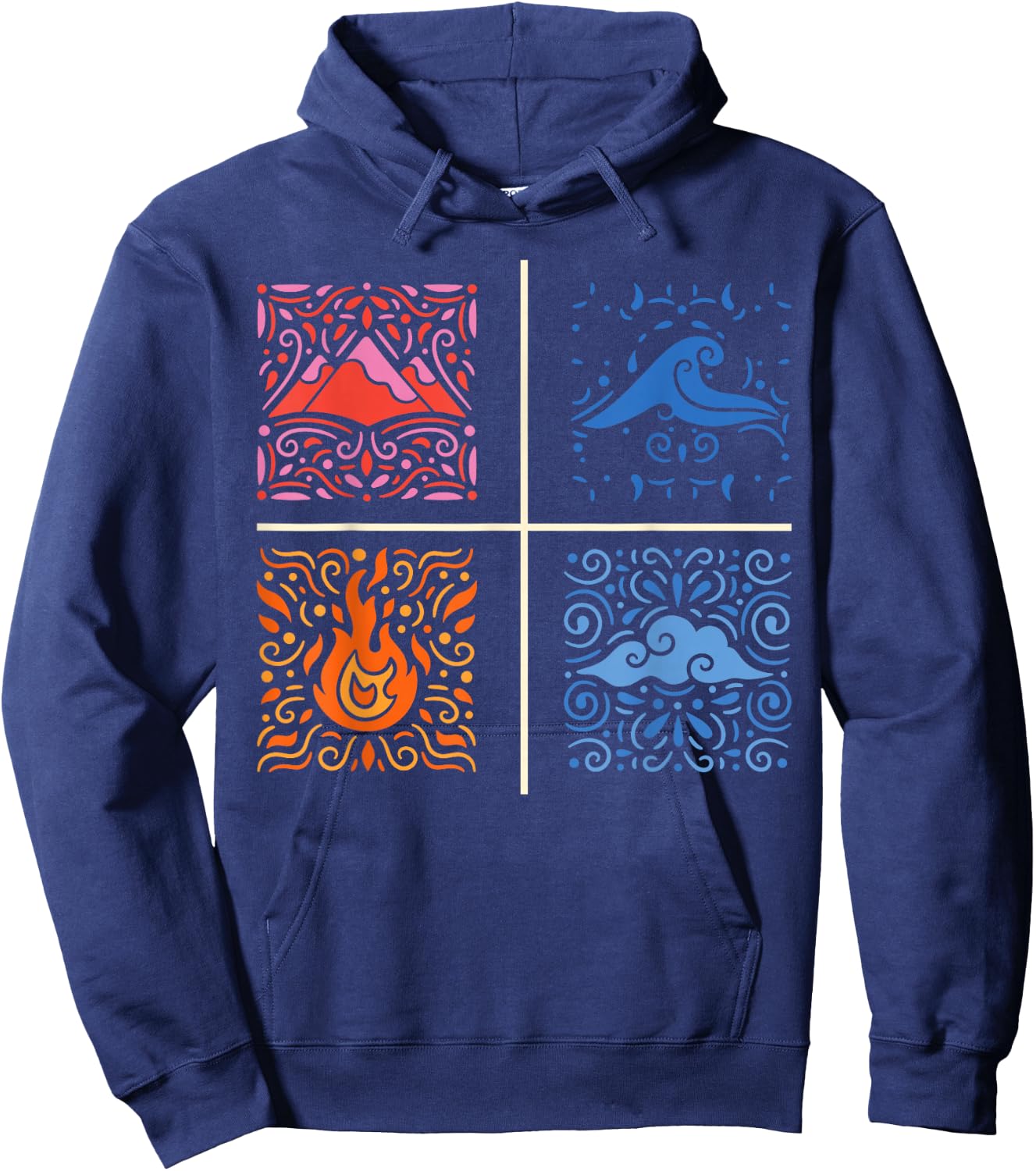 Four Elements Hoodie - Hoodie | Navy