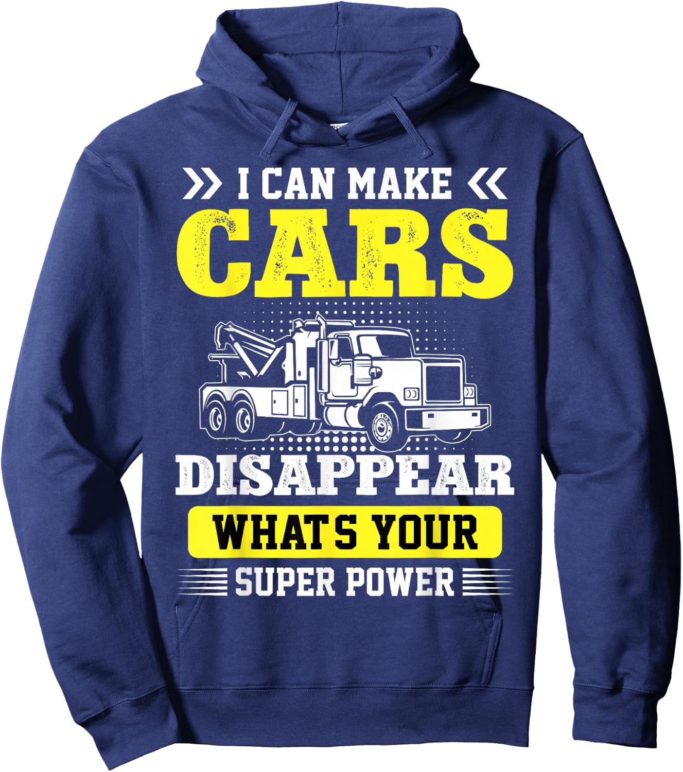 Tow trucker towing services towing truck funny tow truck Hoodie - Hoodie | Navy