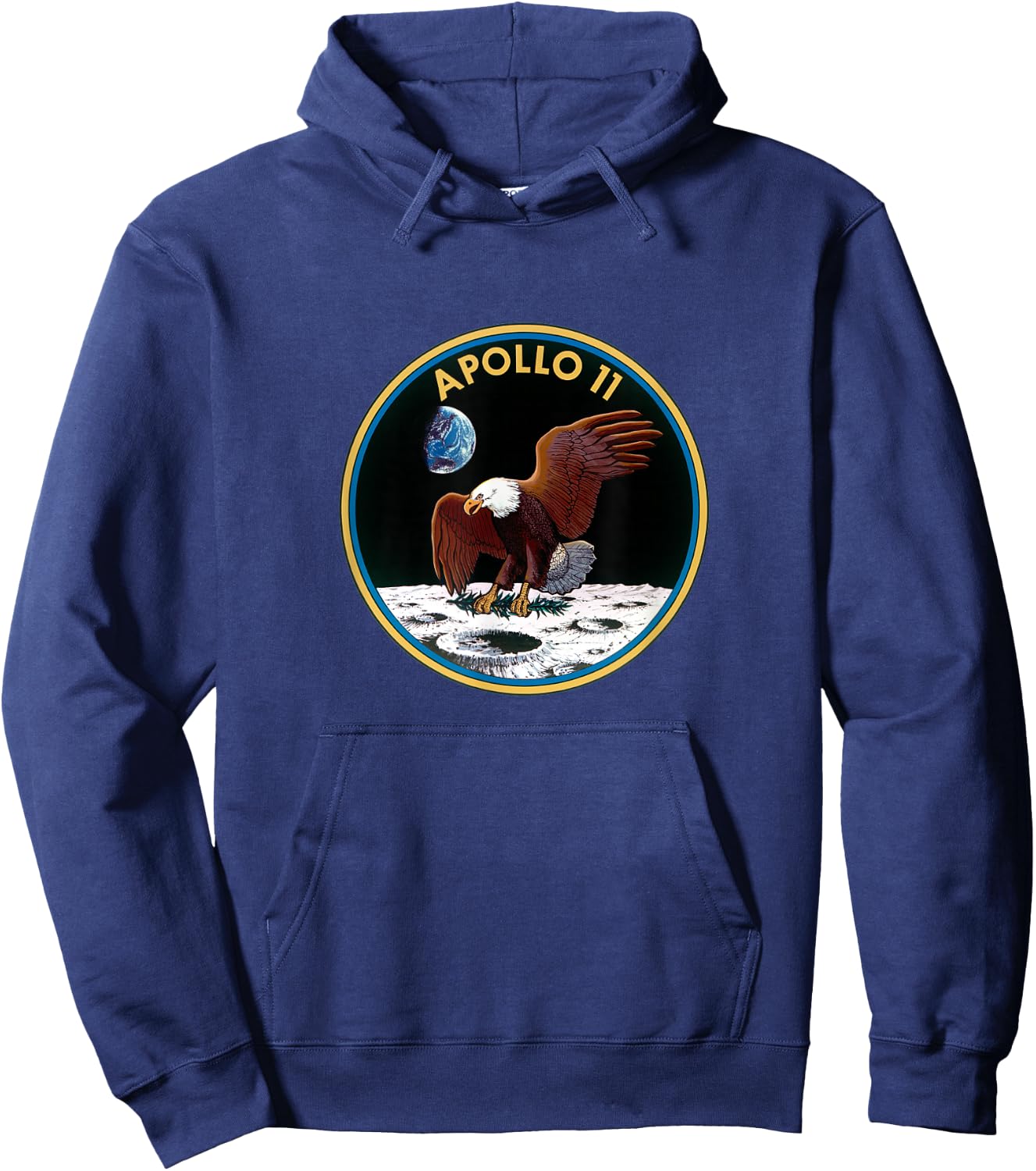 Apollo 11 Logo Apollo 11 Picture Shirt Hoodie - Hoodie | Navy