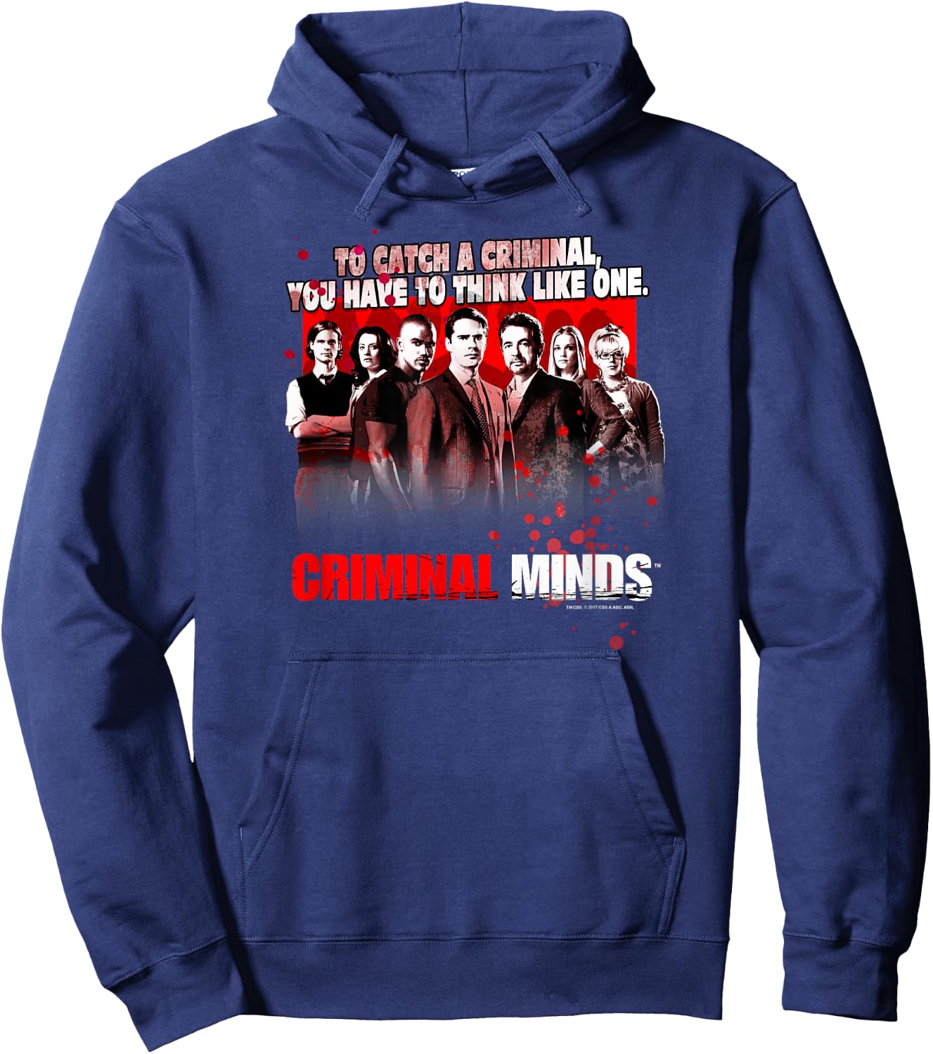 Criminal Minds Think Like One Hoodie - Hoodie | Navy