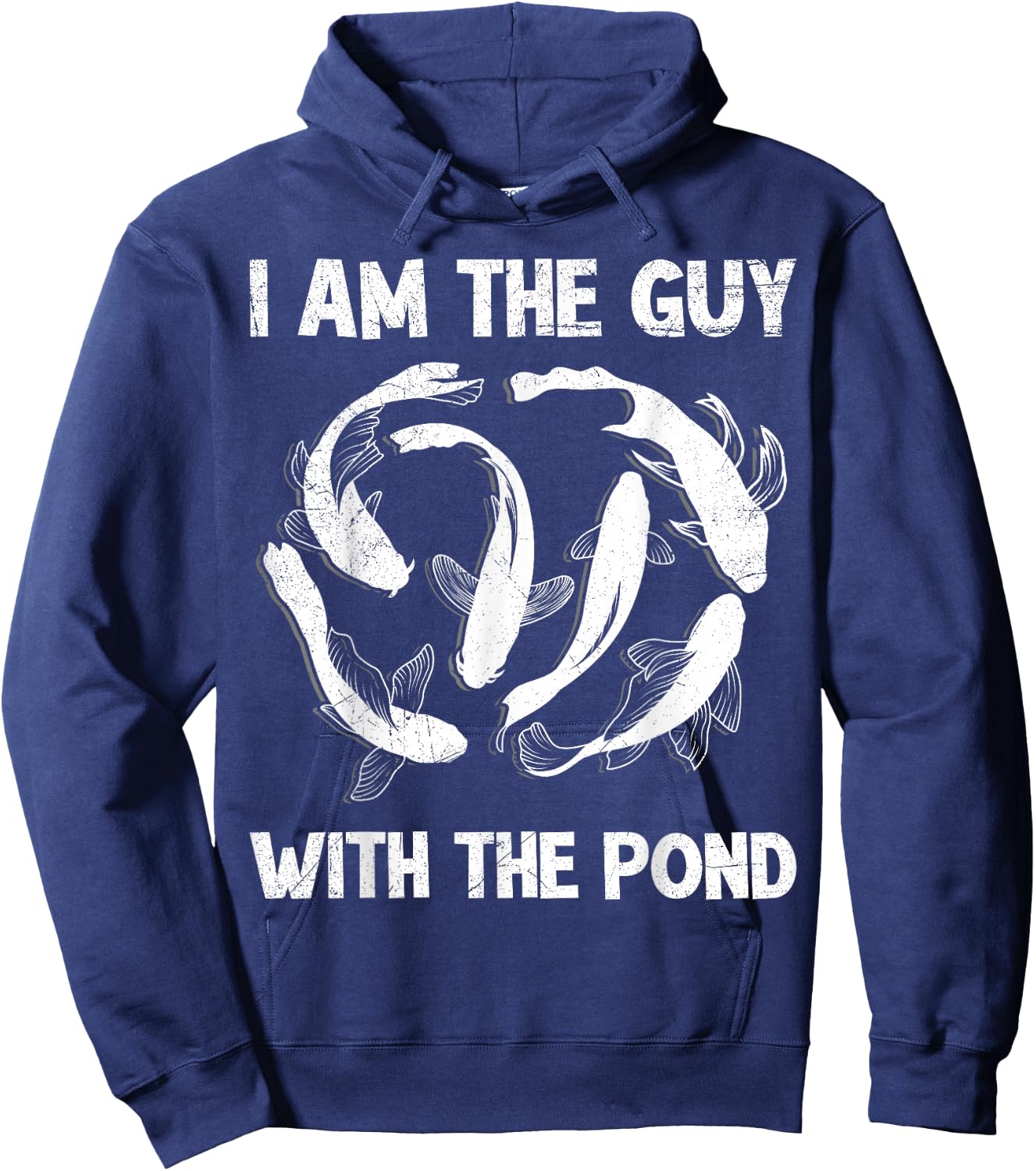 I'm the type with the pond Koi Hoodie - Hoodie | Navy