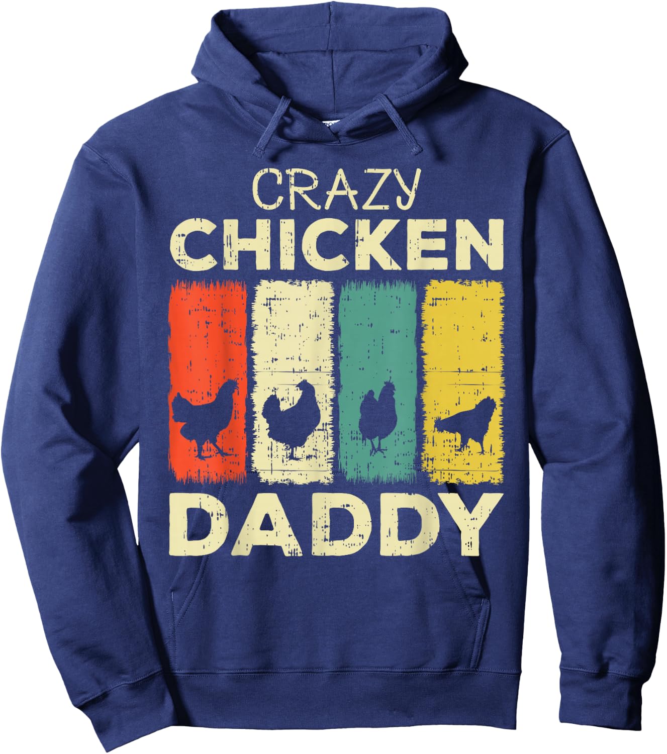 Crazy Chicken Daddy Hoodie - Hoodie | Navy