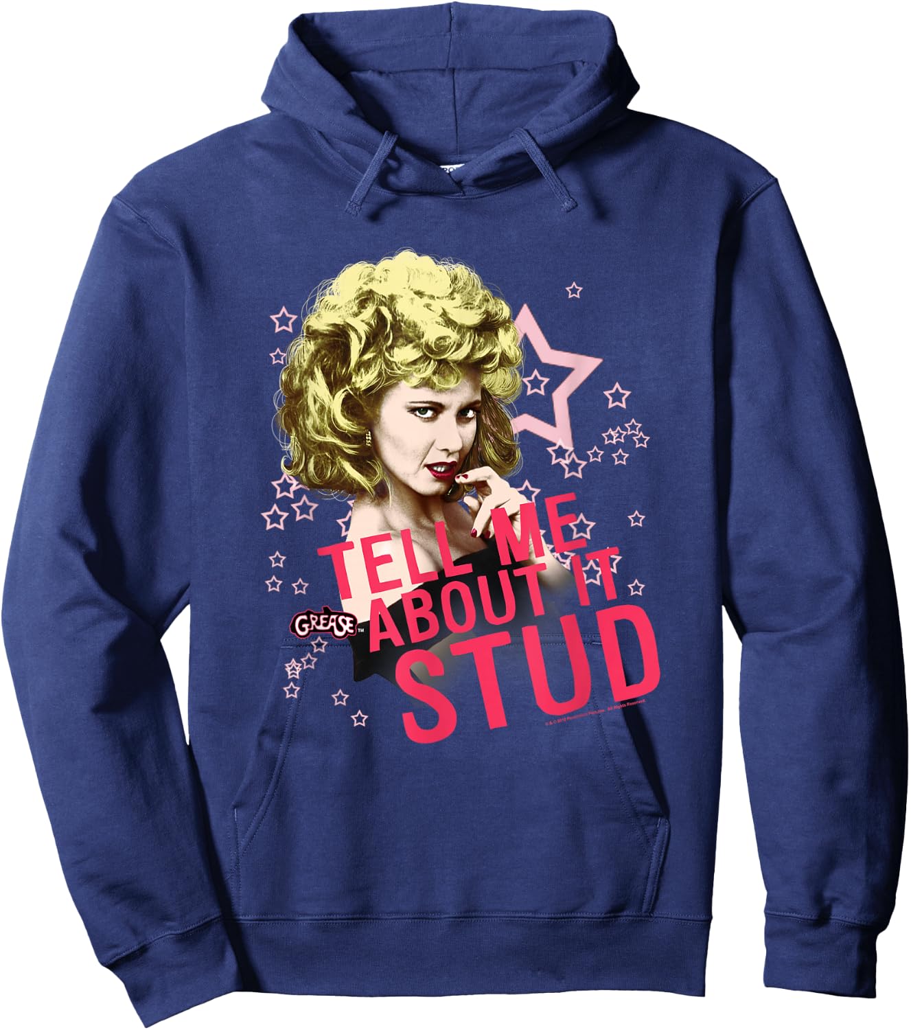 Grease Tell Me About It Stud Hoodie - Hoodie | Navy