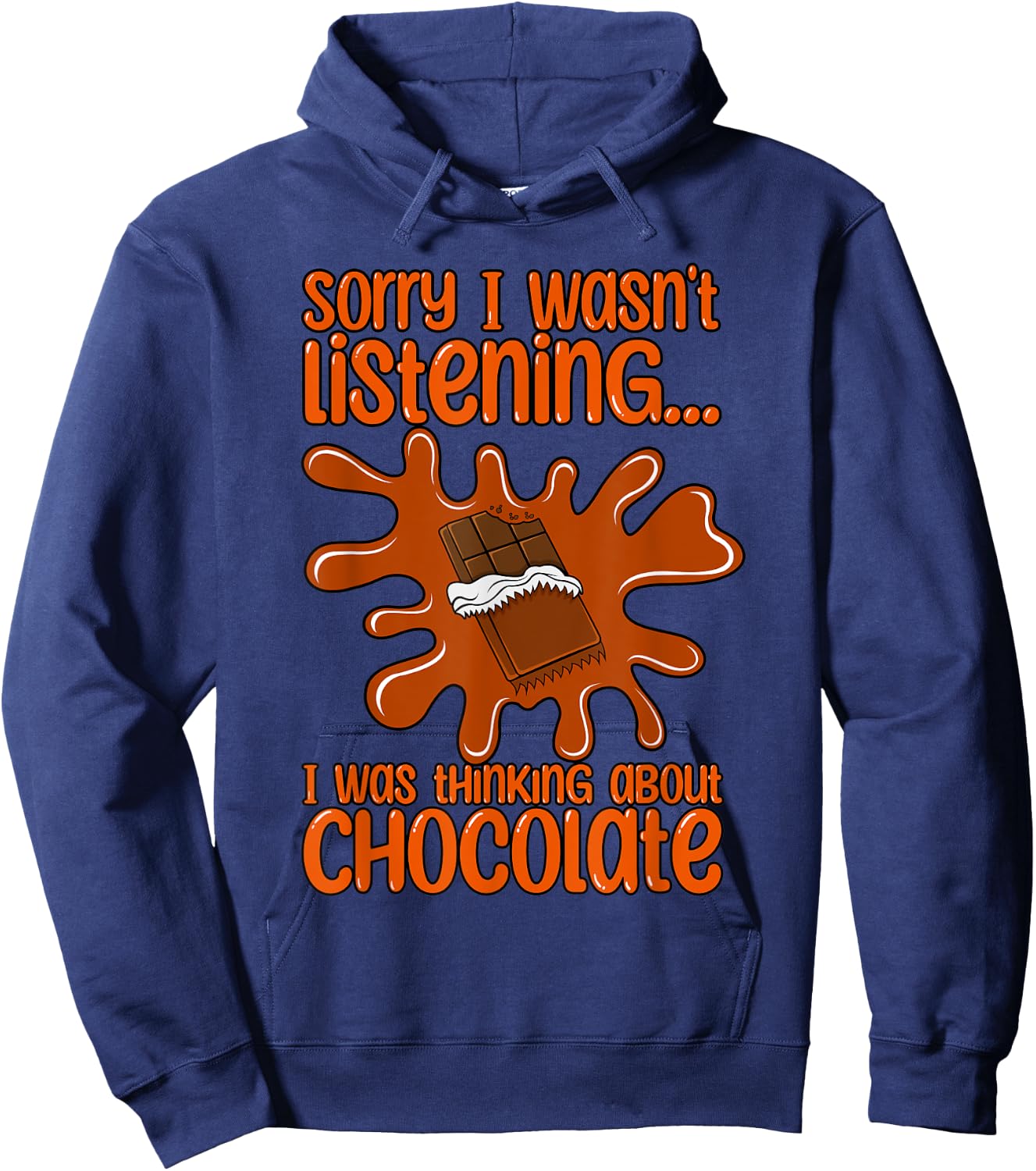 Thinking About Dark Chocolate Cocoa Expert Hoodie - Hoodie | Navy
