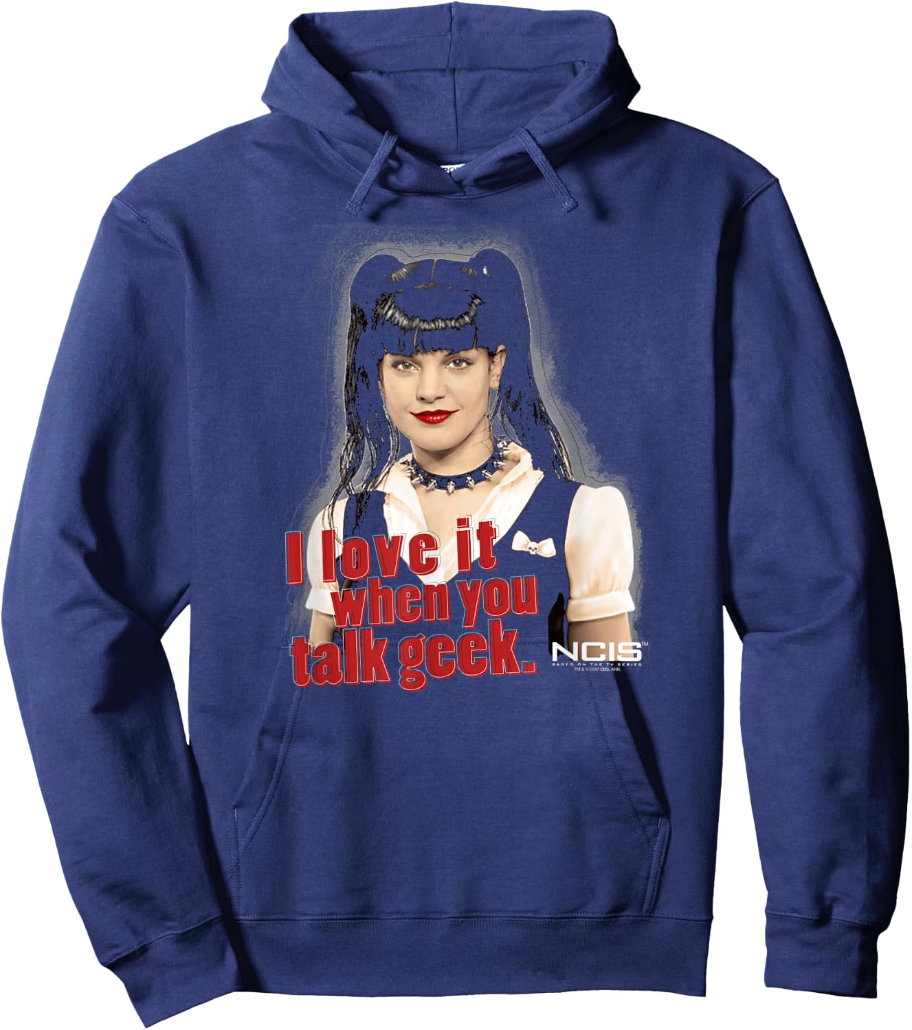 NCIS Abby Geek Talk Hoodie - Hoodie | Navy