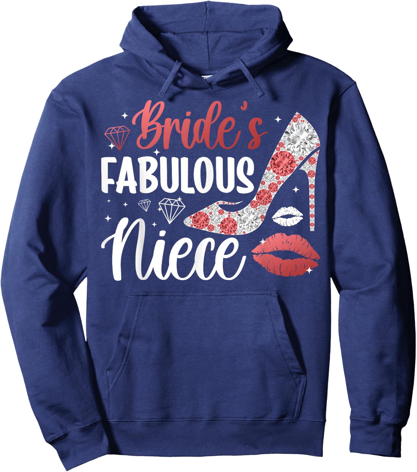 Bride's Fabulous Niece Of The Bride Niece Bride's Niece Hoodie - Hoodie | Navy