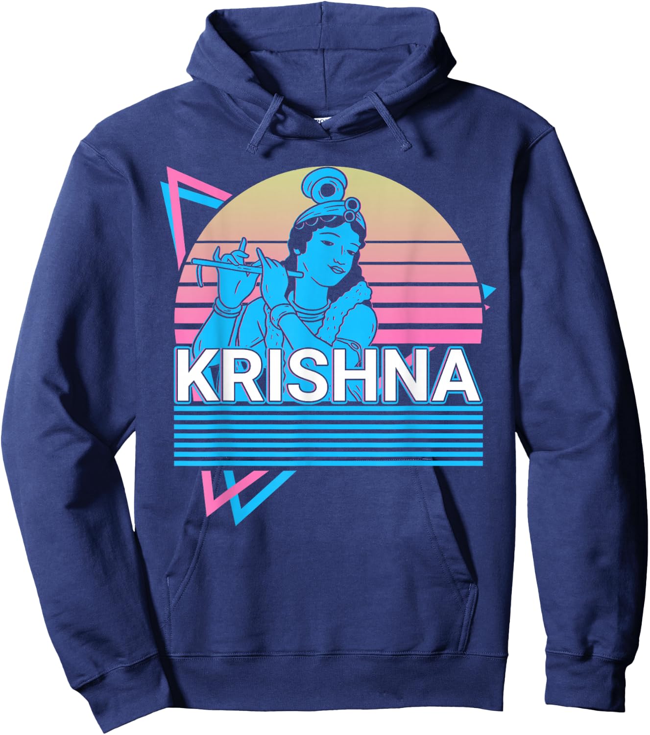 Krishna Hindu God Ancient Hindu Mythology Hoodie - Hoodie | Navy