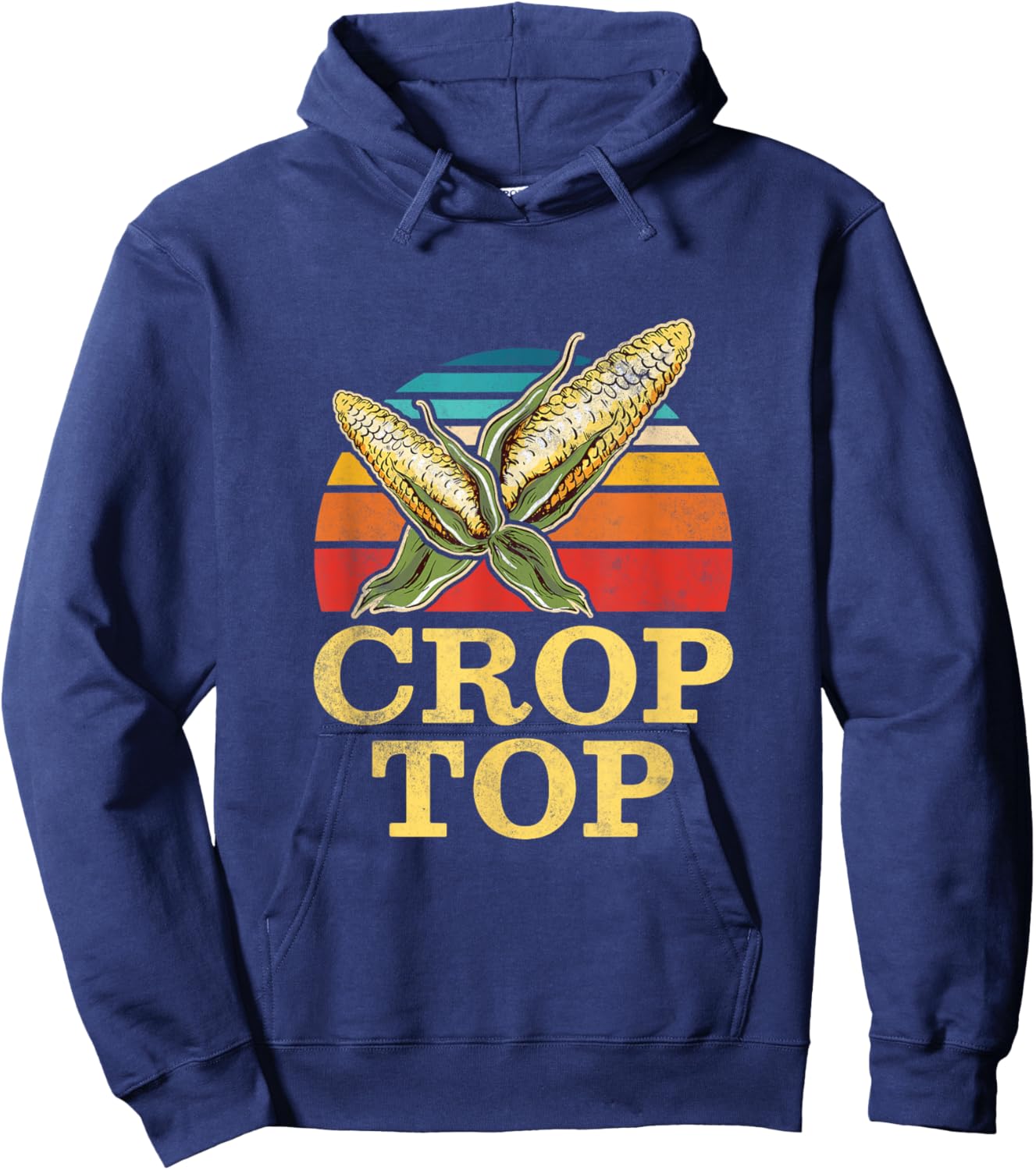 Crop top, Corn Farmer Hoodie - Hoodie | Navy