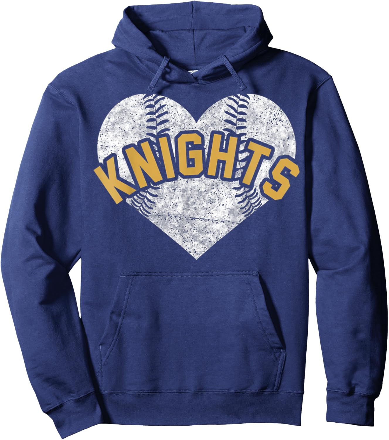 Knights Baseball Softball Shirt High School Team Mascot Mom Hoodie - Hoodie | Navy