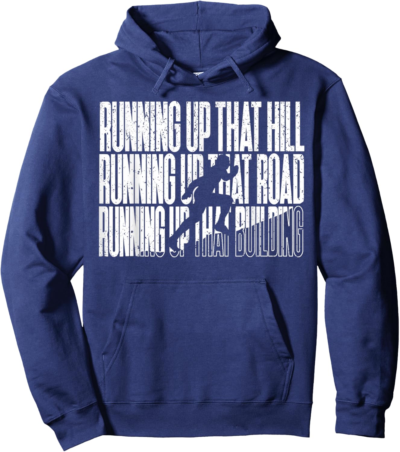 Vintage Running Up That Hill Hoodie - Hoodie | Navy