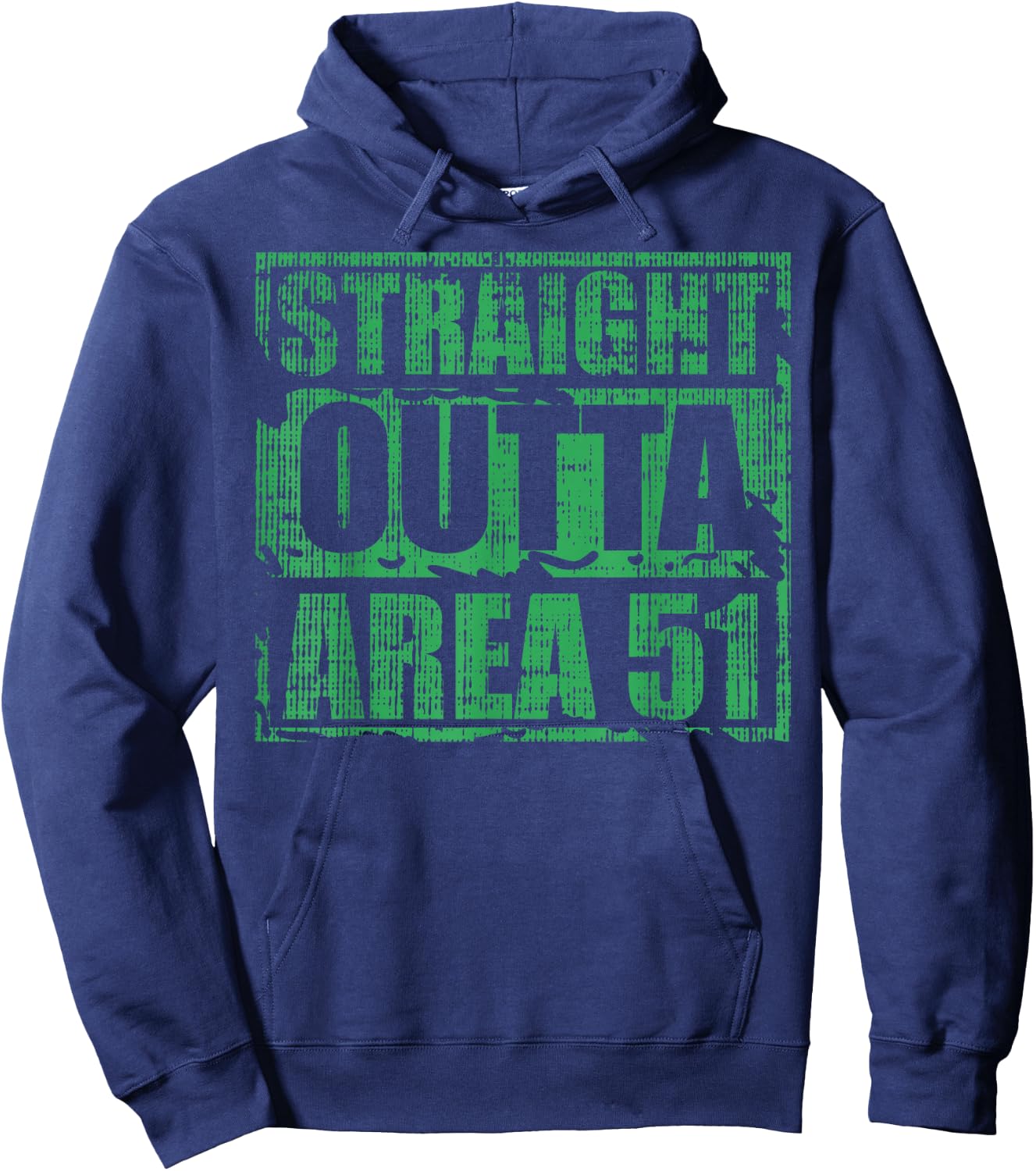 Straight Outta Area 51 Funny Nevada 09/20/19 Alien UFO ET Hoodie - Hoodie | Navy
