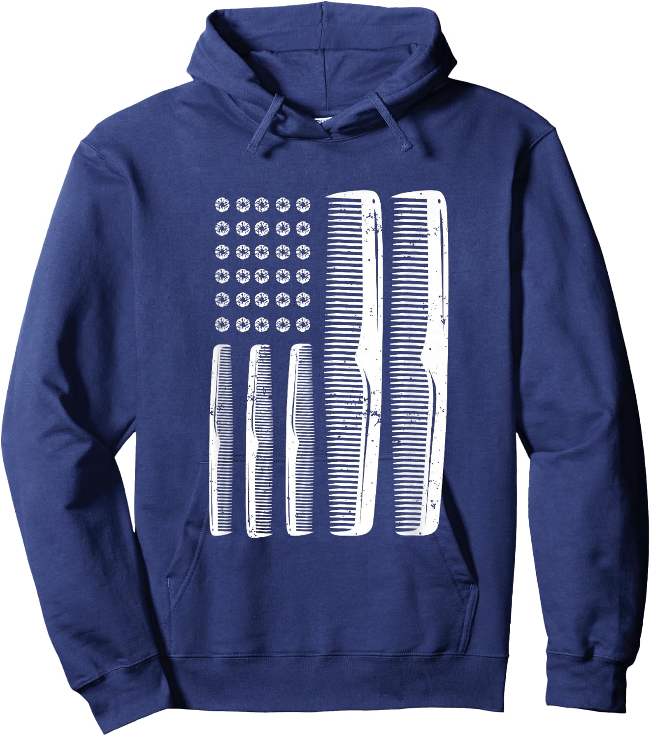 Funny Cosmetologist Scary Hairstylist & Hairdresser Hoodie - Hoodie | Navy