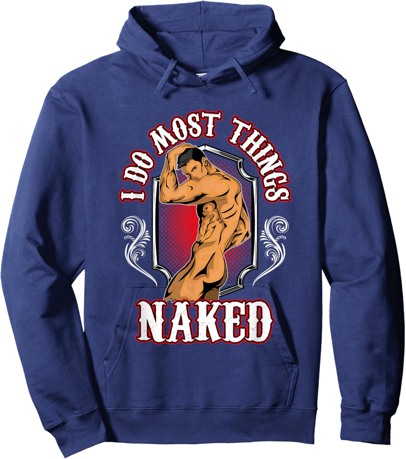 Nude Man Hoodie - Hoodie | Navy