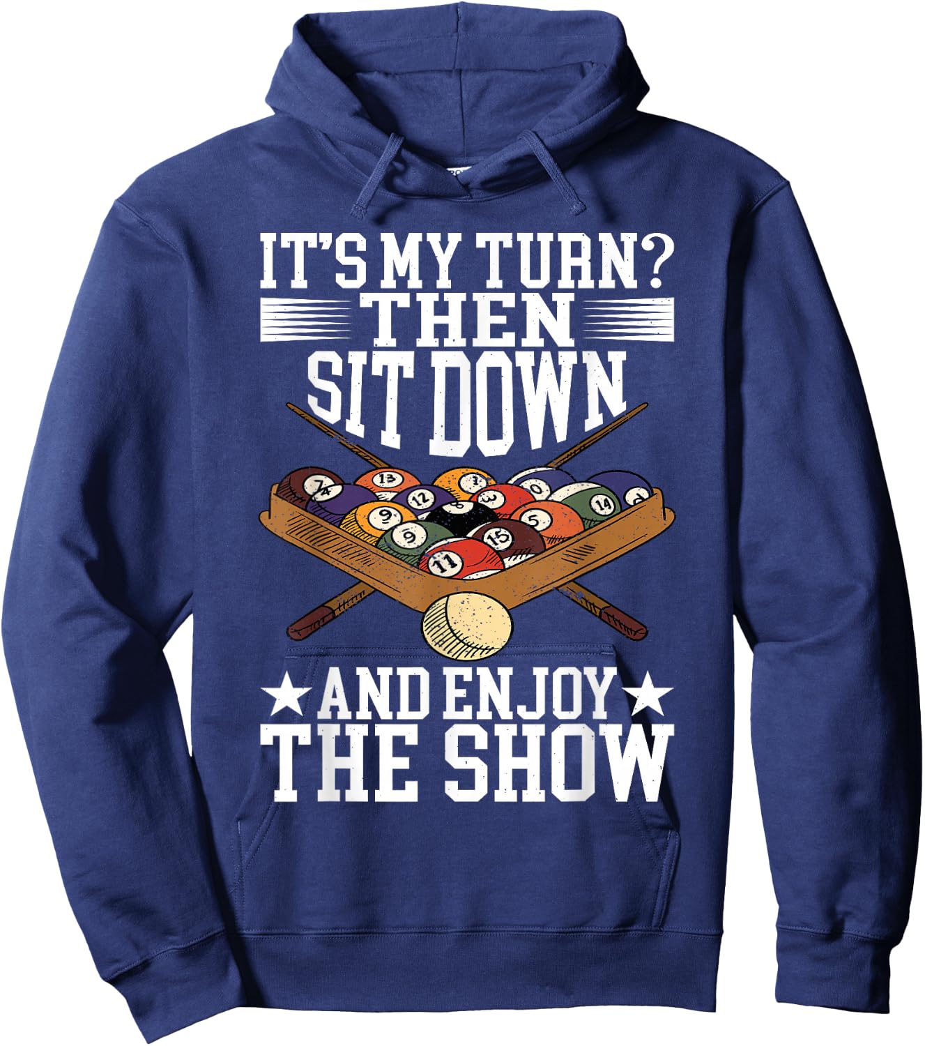 Pool Accessories Billiard Saying For Pool Billiard Players Hoodie - Hoodie | Navy