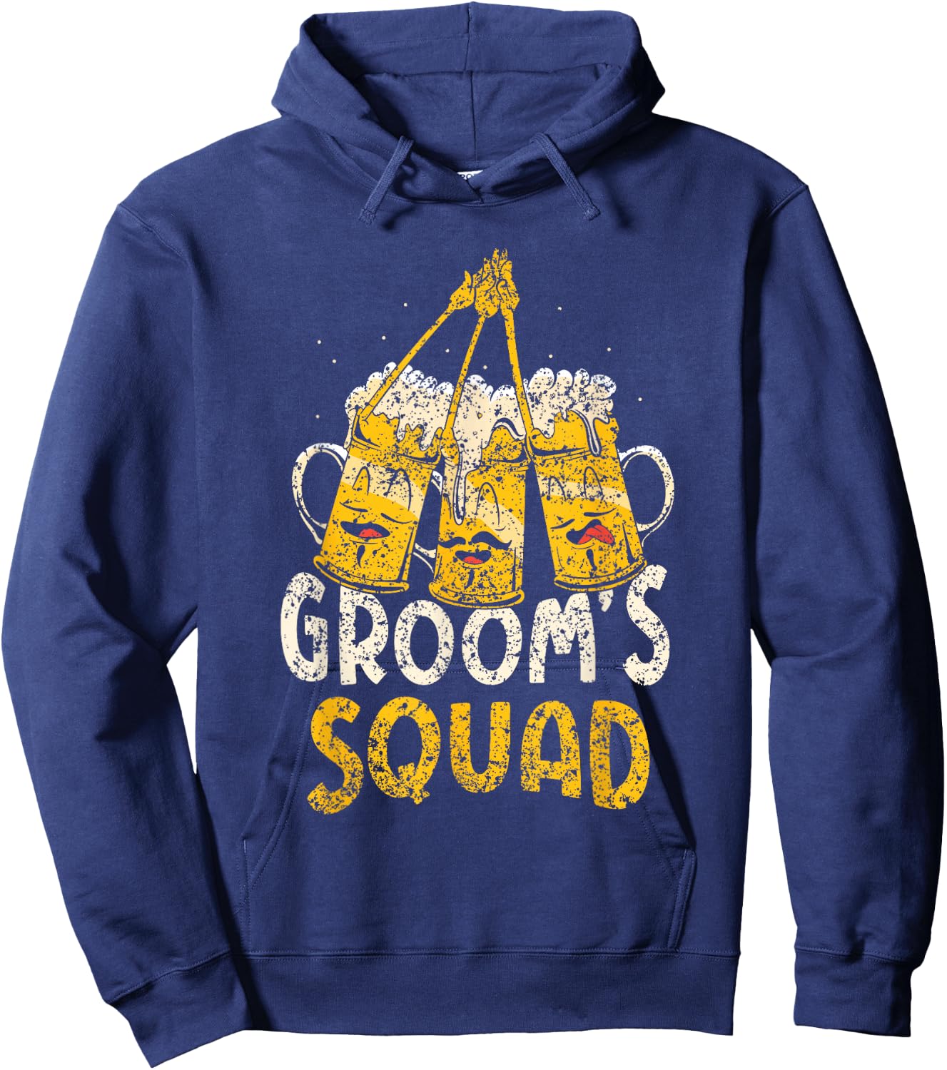 Groom's Squad Groom Party Bride Bachelor Team Hoodie - Hoodie | Navy