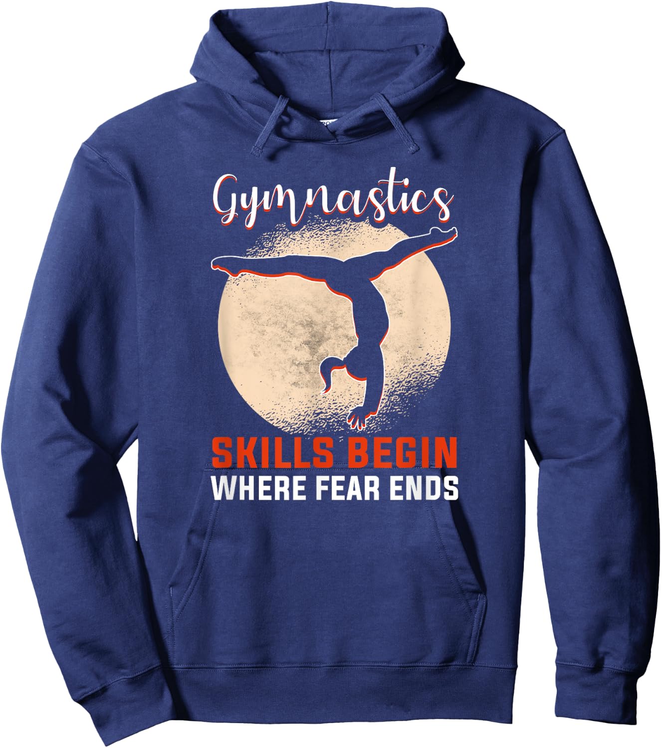 Sports gymnastics and gymnastics team acrobatics trainer gymnastics Hoodie - Hoodie | Navy